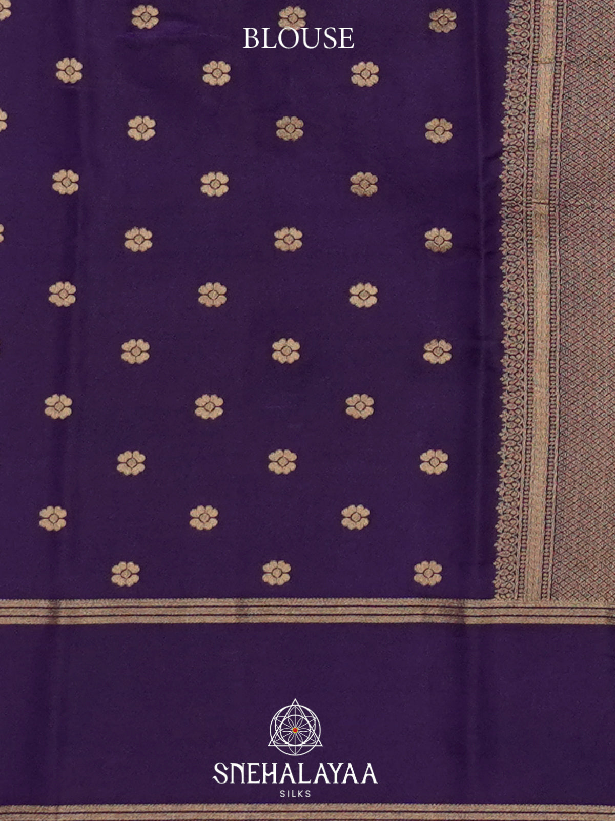 Sky Blue Banarasi Saree