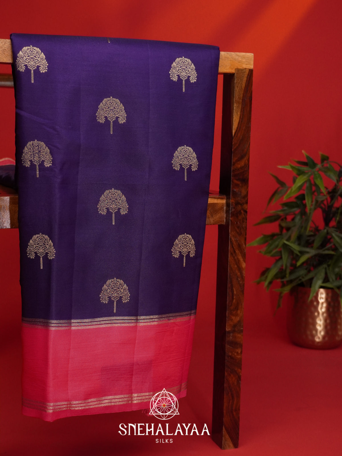 Blue Banarasi Saree