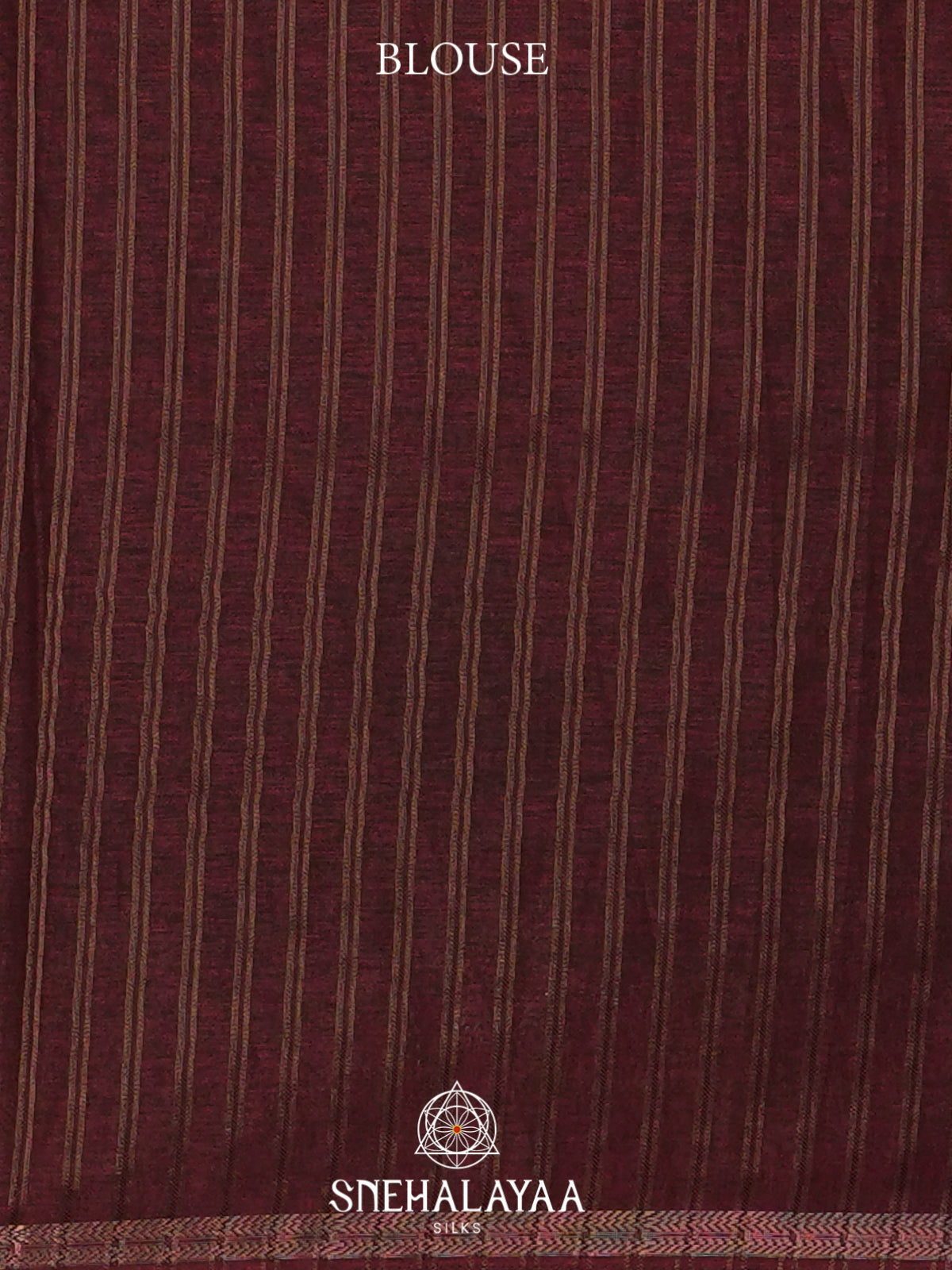 Maroon Tussar Saree