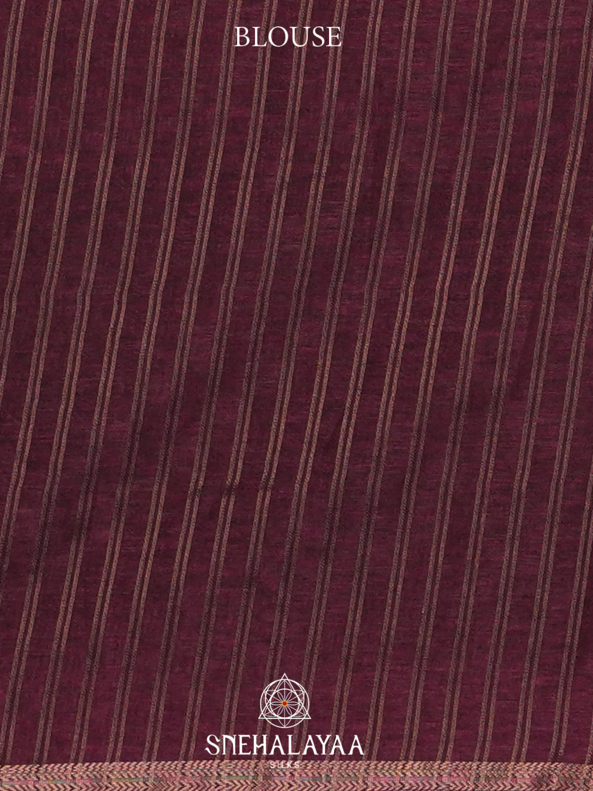 Wine Tussar Saree