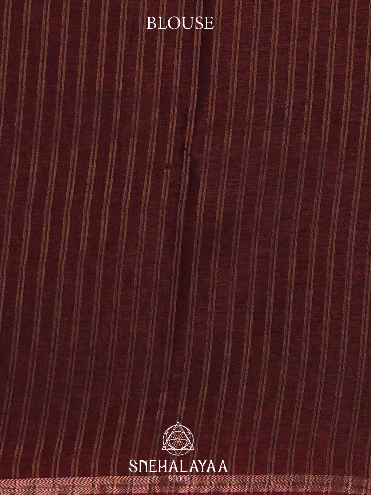 Maroon Tussar Saree