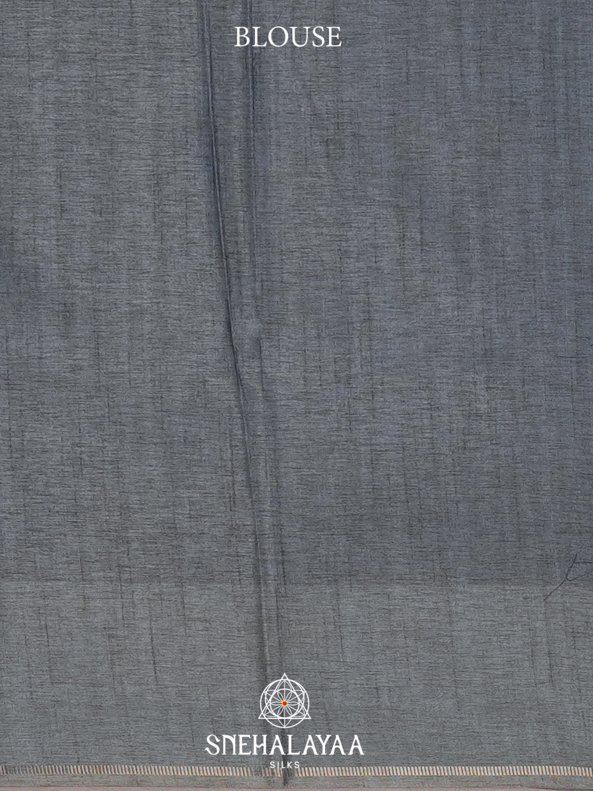 Blue Tussar Saree