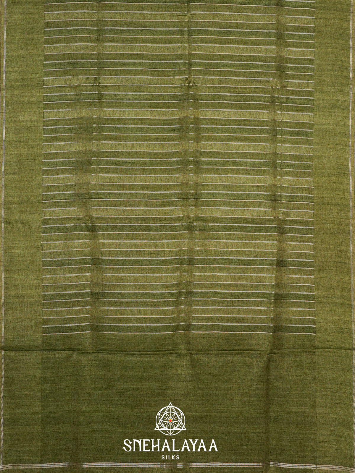 Green Tussar Saree