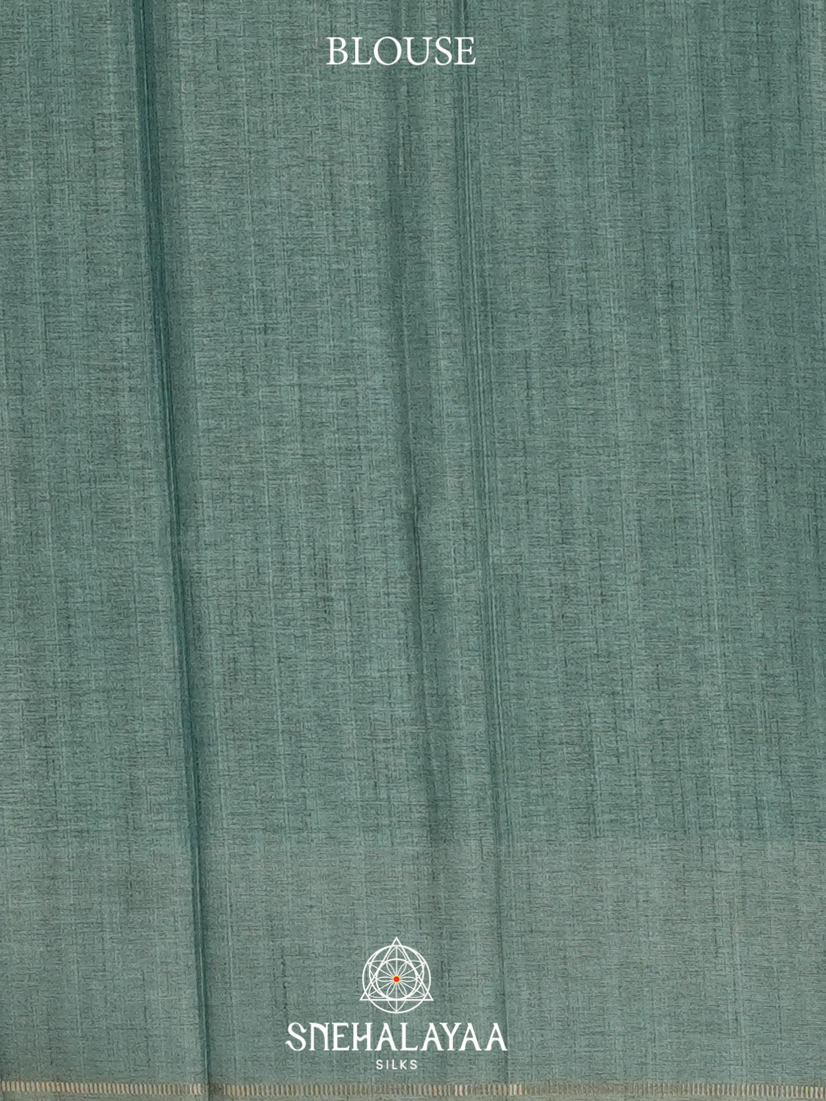 Teal Green Tussar Saree