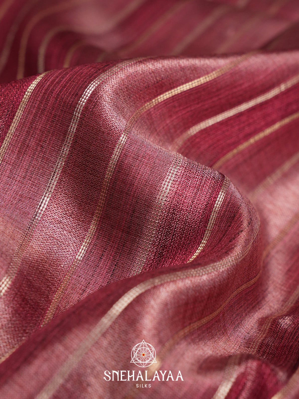 Pink Tussar Saree