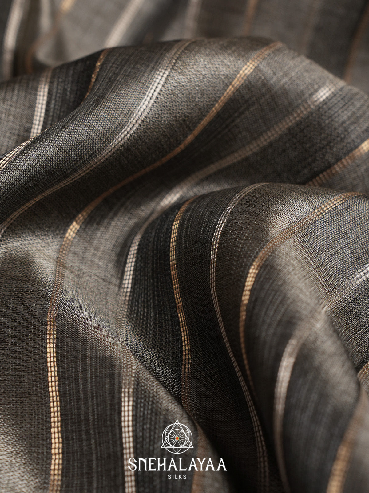 Grey Tussar Saree