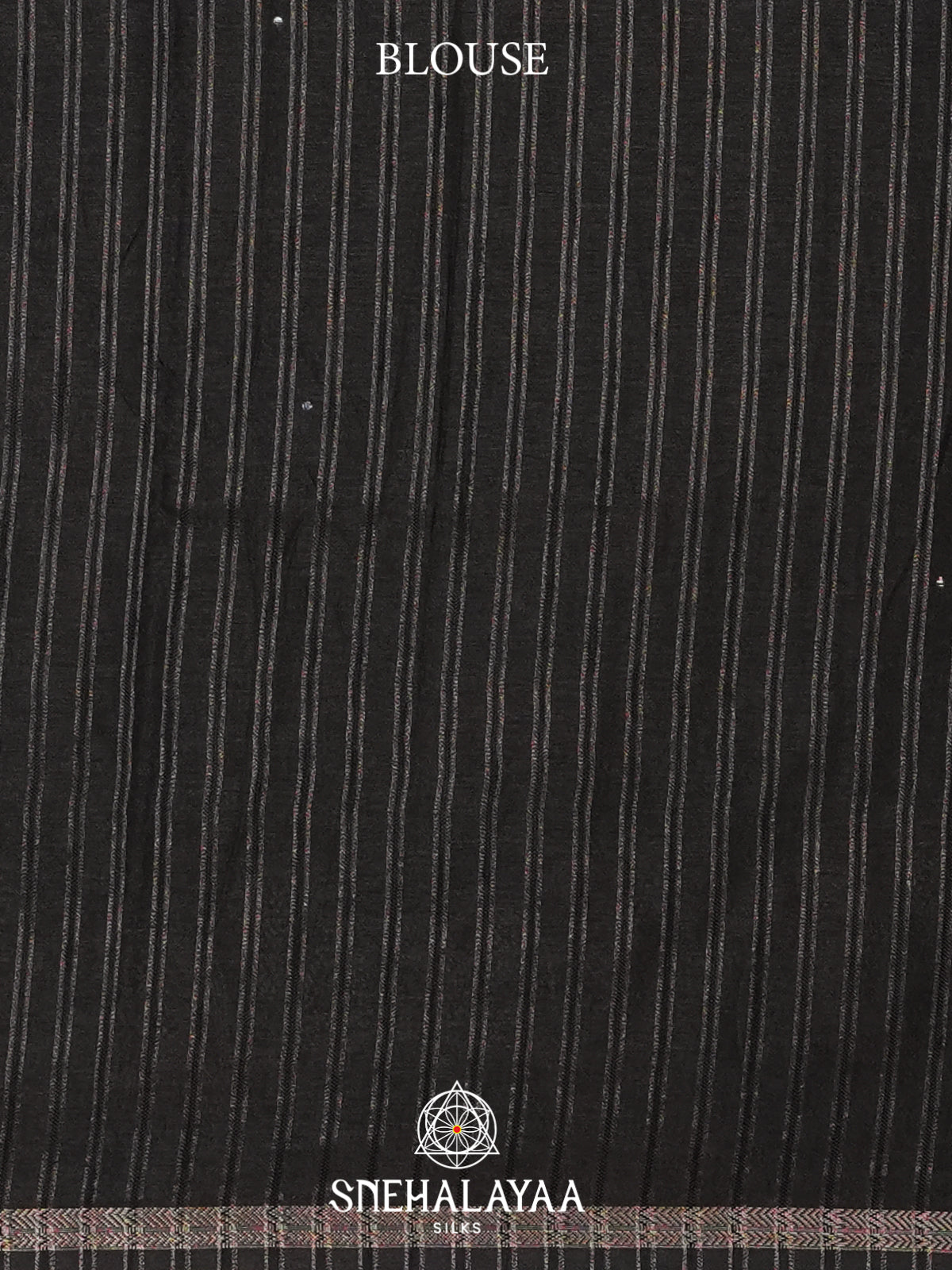 Black Tussar Saree
