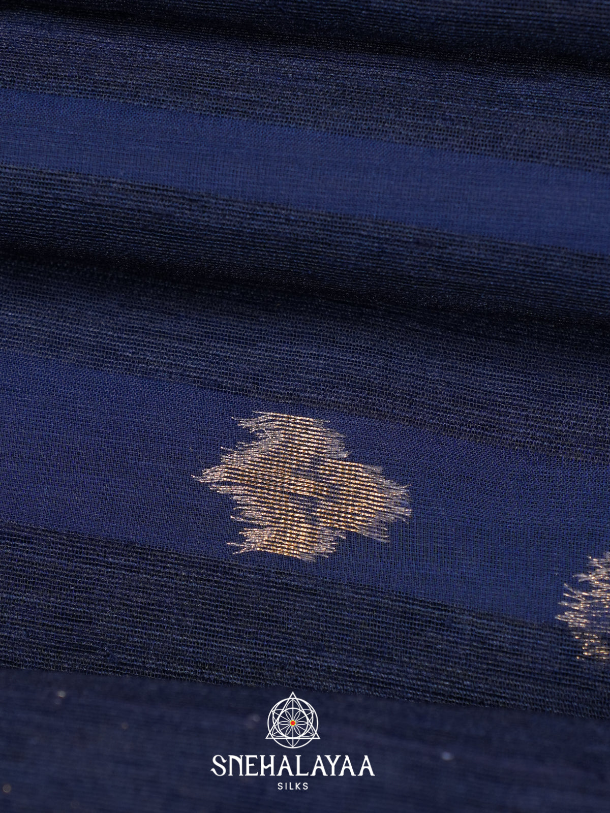 Midnight Blue Organza Saree