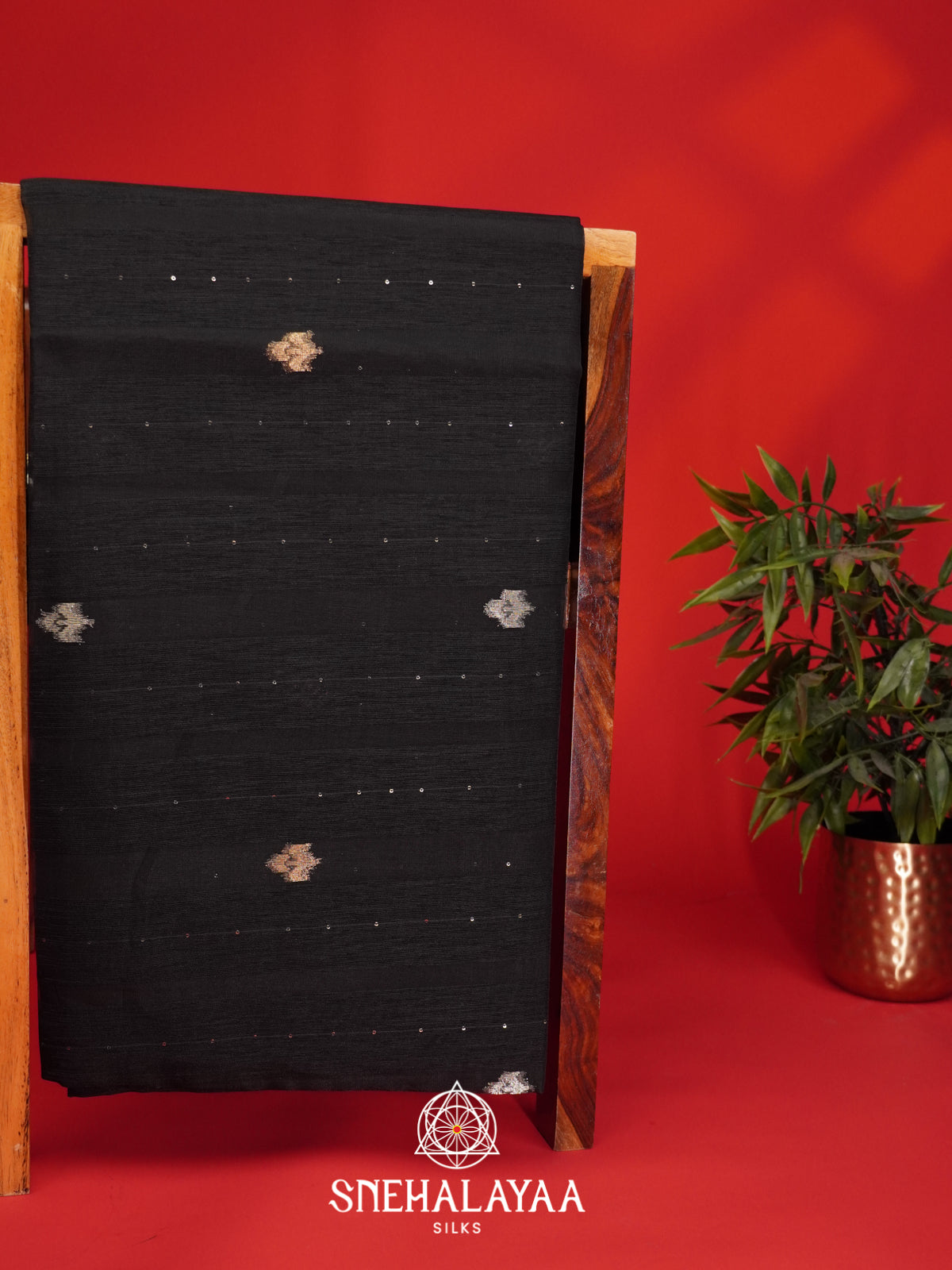 Forest Green Organza Saree