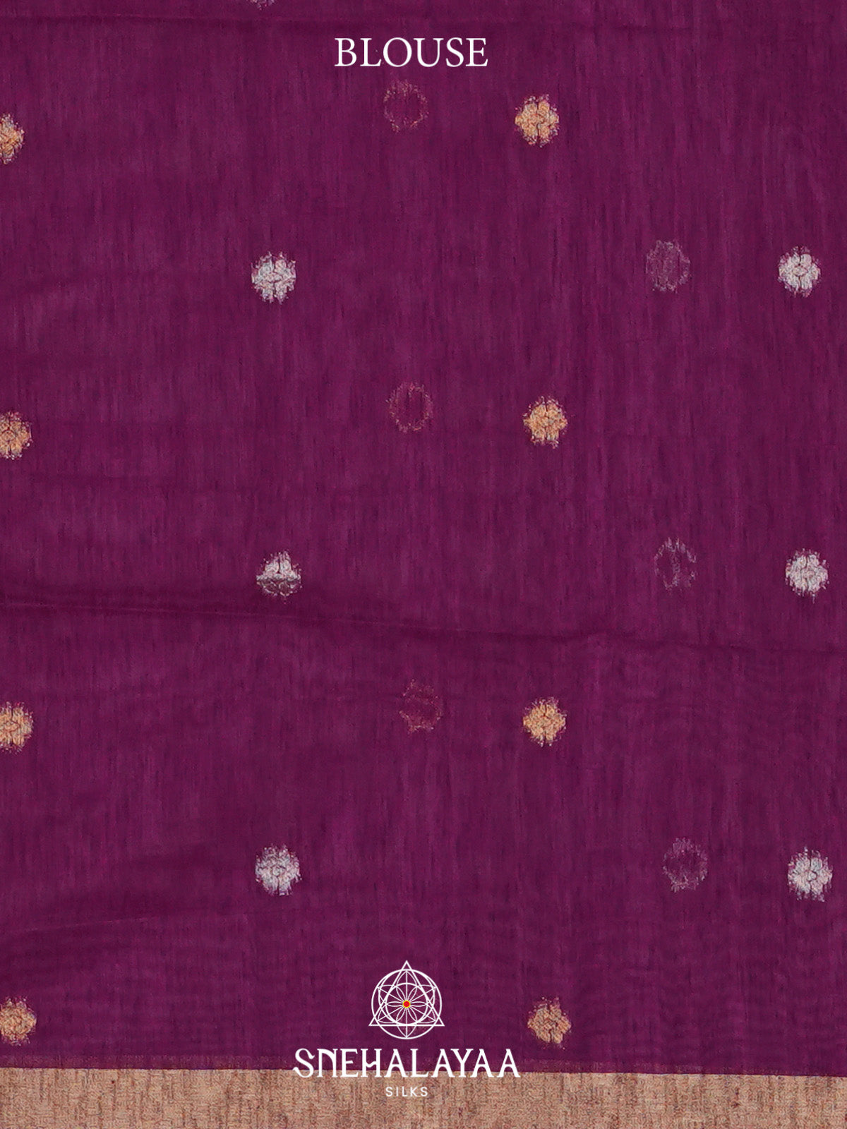 Magenta Organza Saree