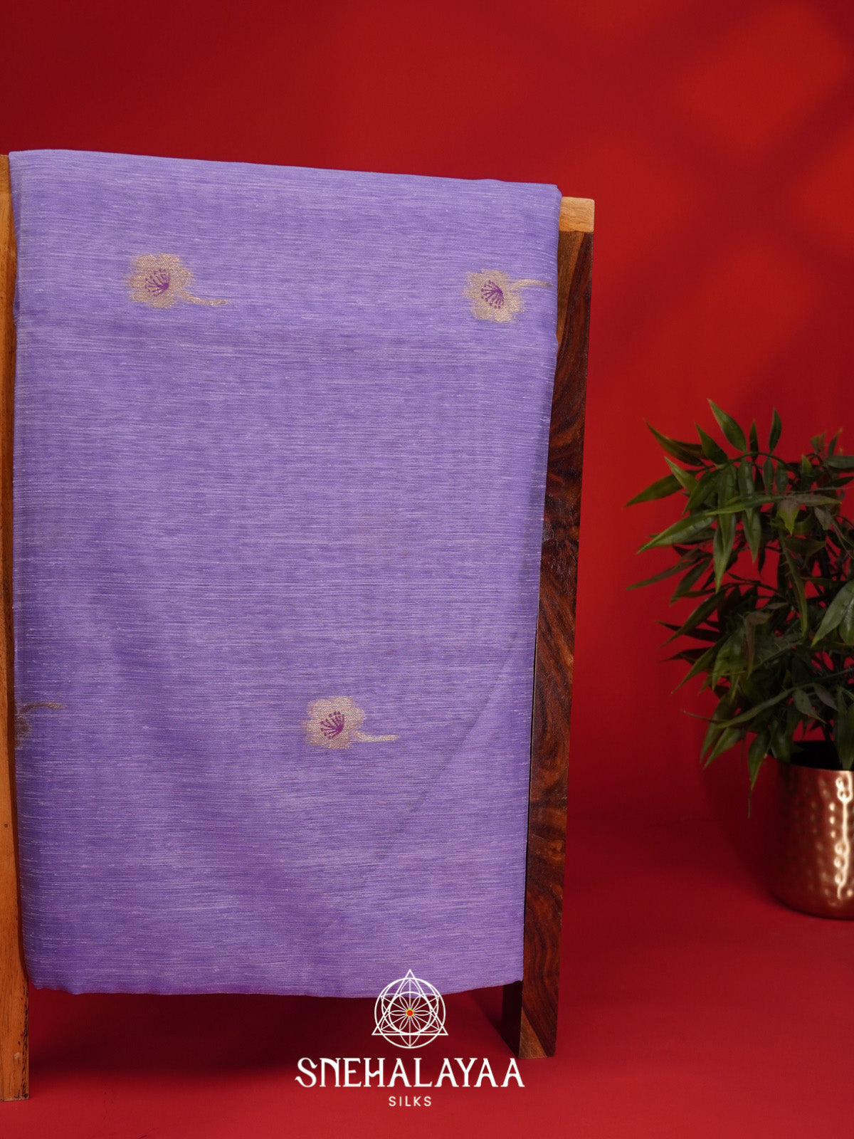 Orchid Matka Tussar Saree