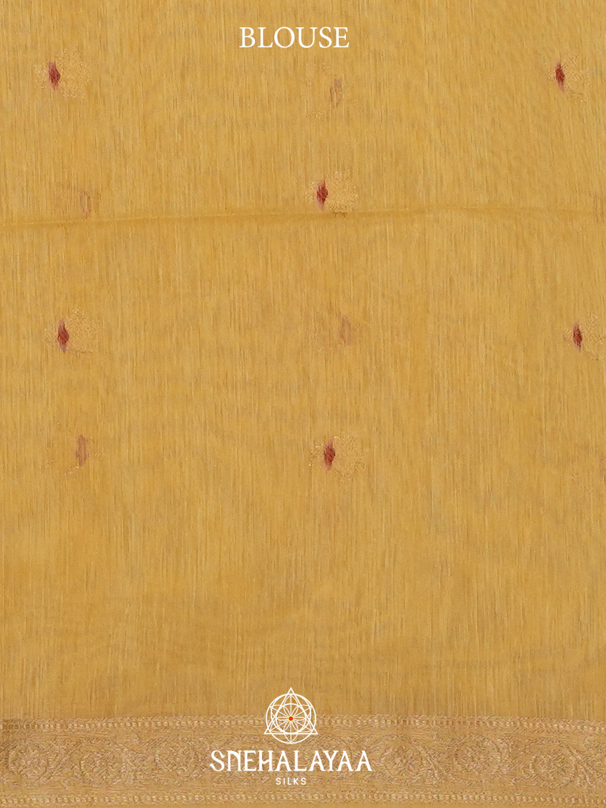 Yellow Matka Tussar Saree