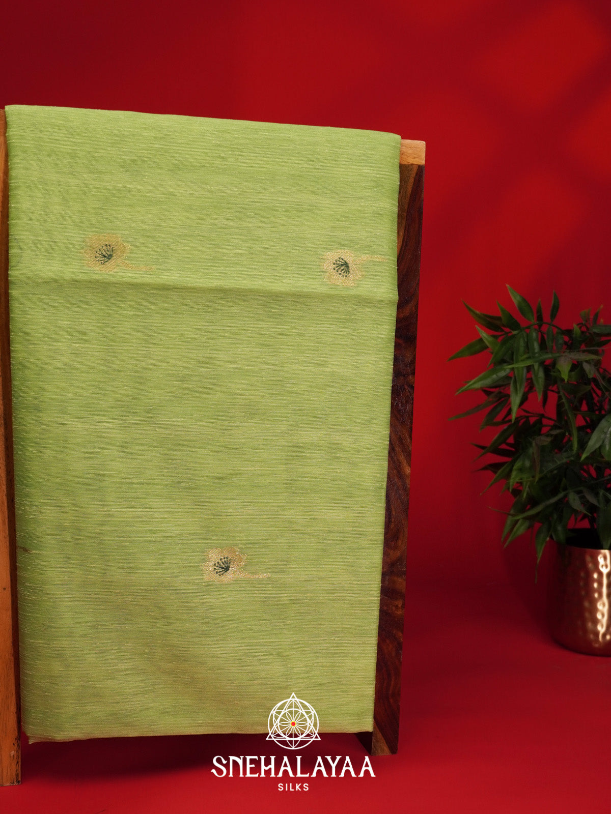 Green Matka Tussar Saree
