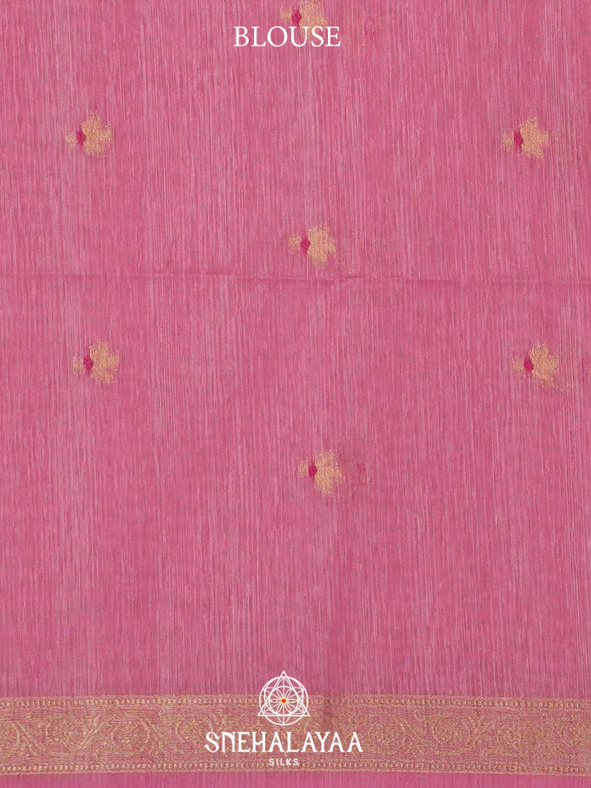 Pink Matka Tussar Saree