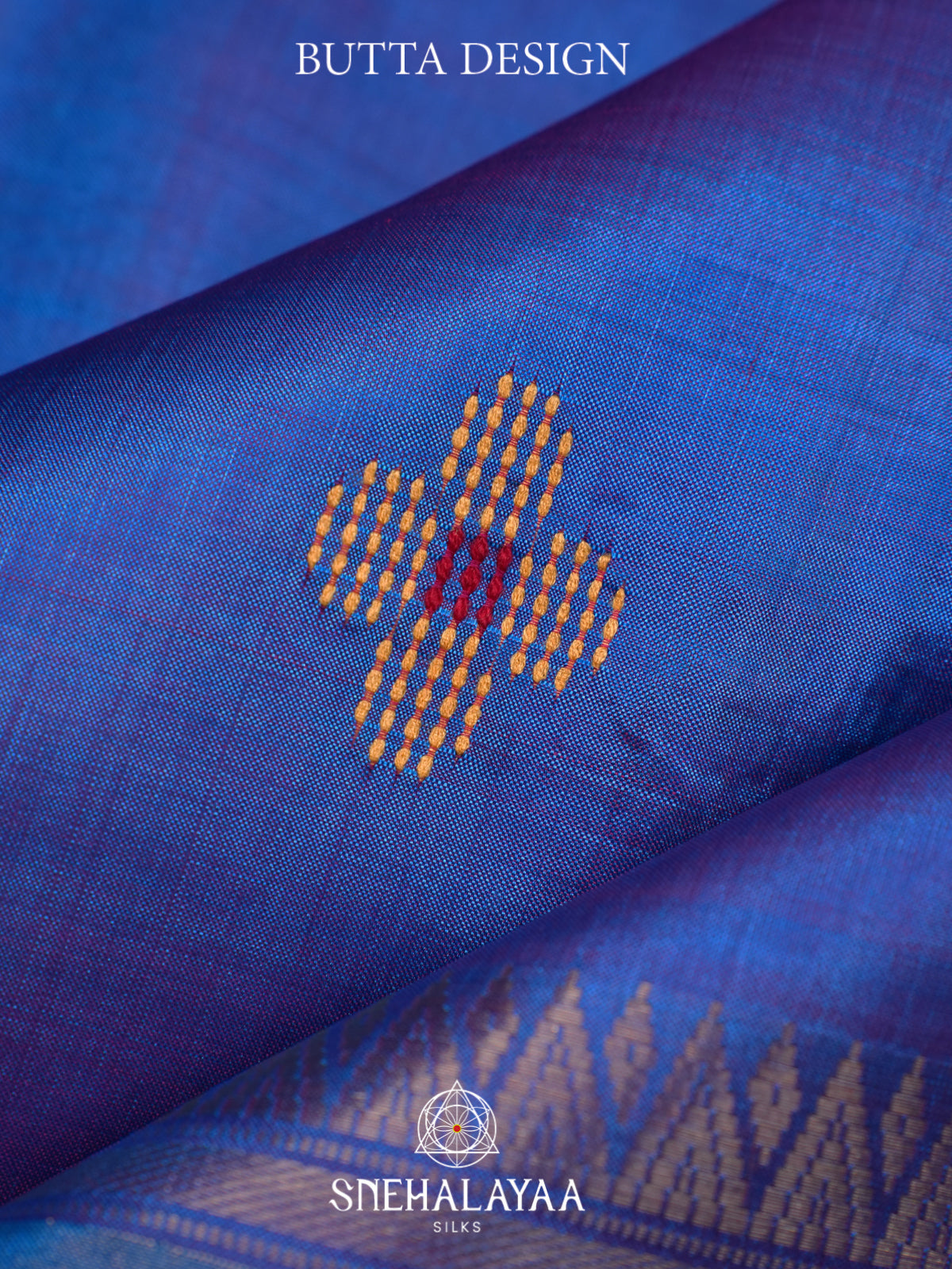 Blue Behrampuri Silk Saree