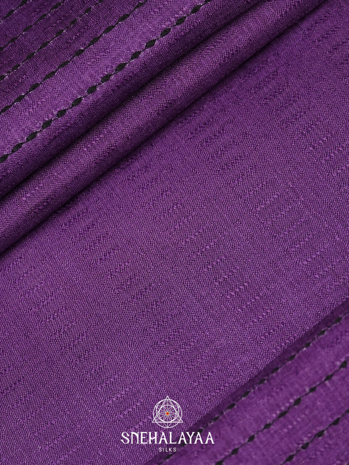 Purple Tussar Saree