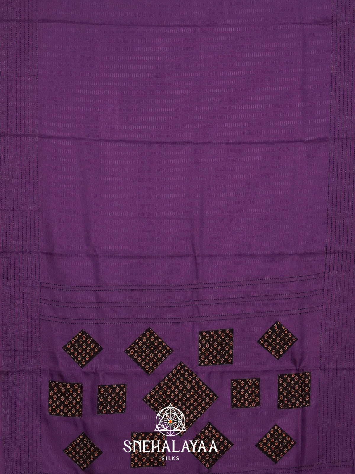 Purple Tussar Saree