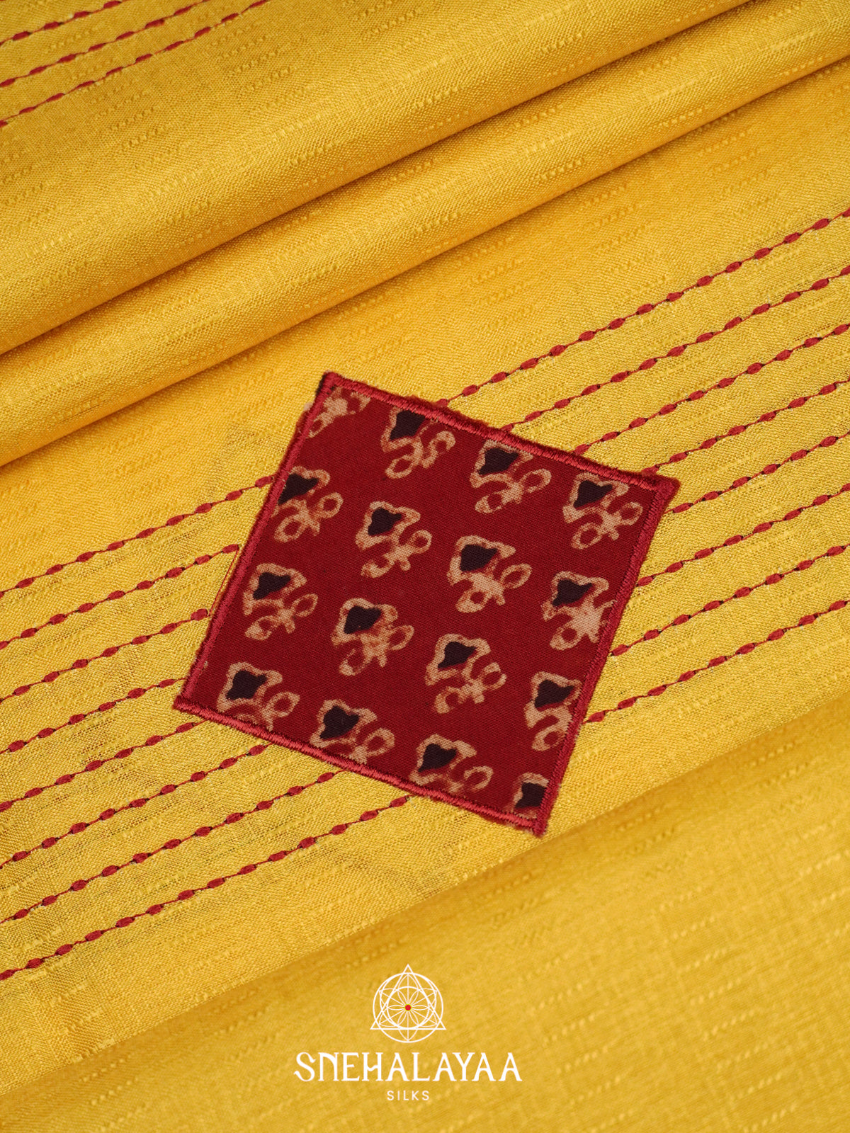 Yellow Tussar Saree