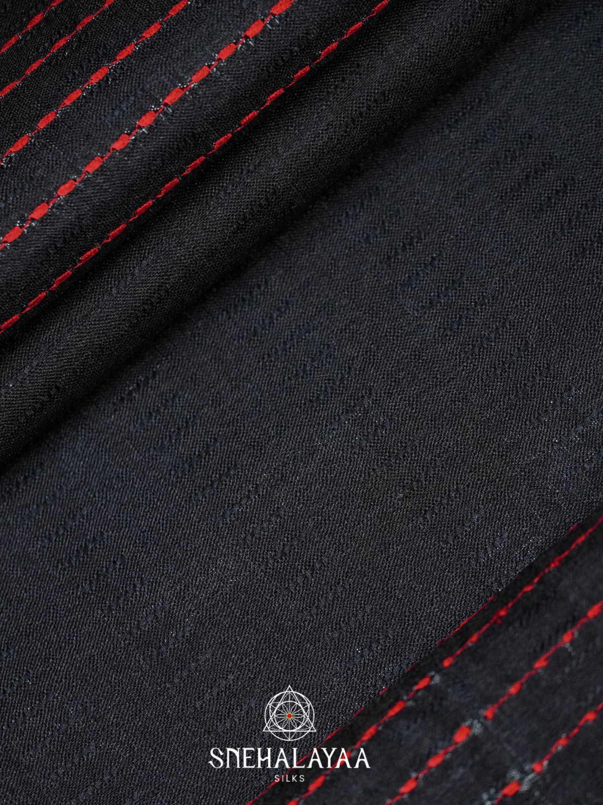 Black Tussar Saree