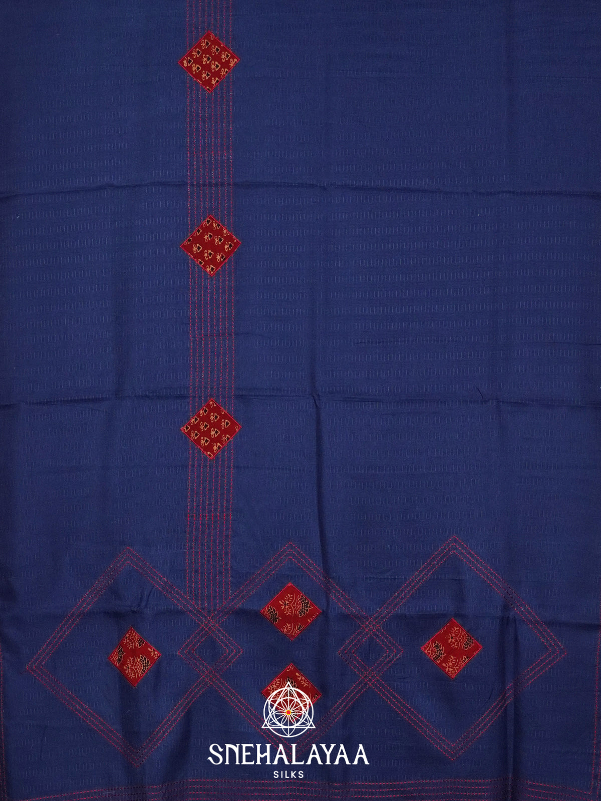 Blue Tussar Saree