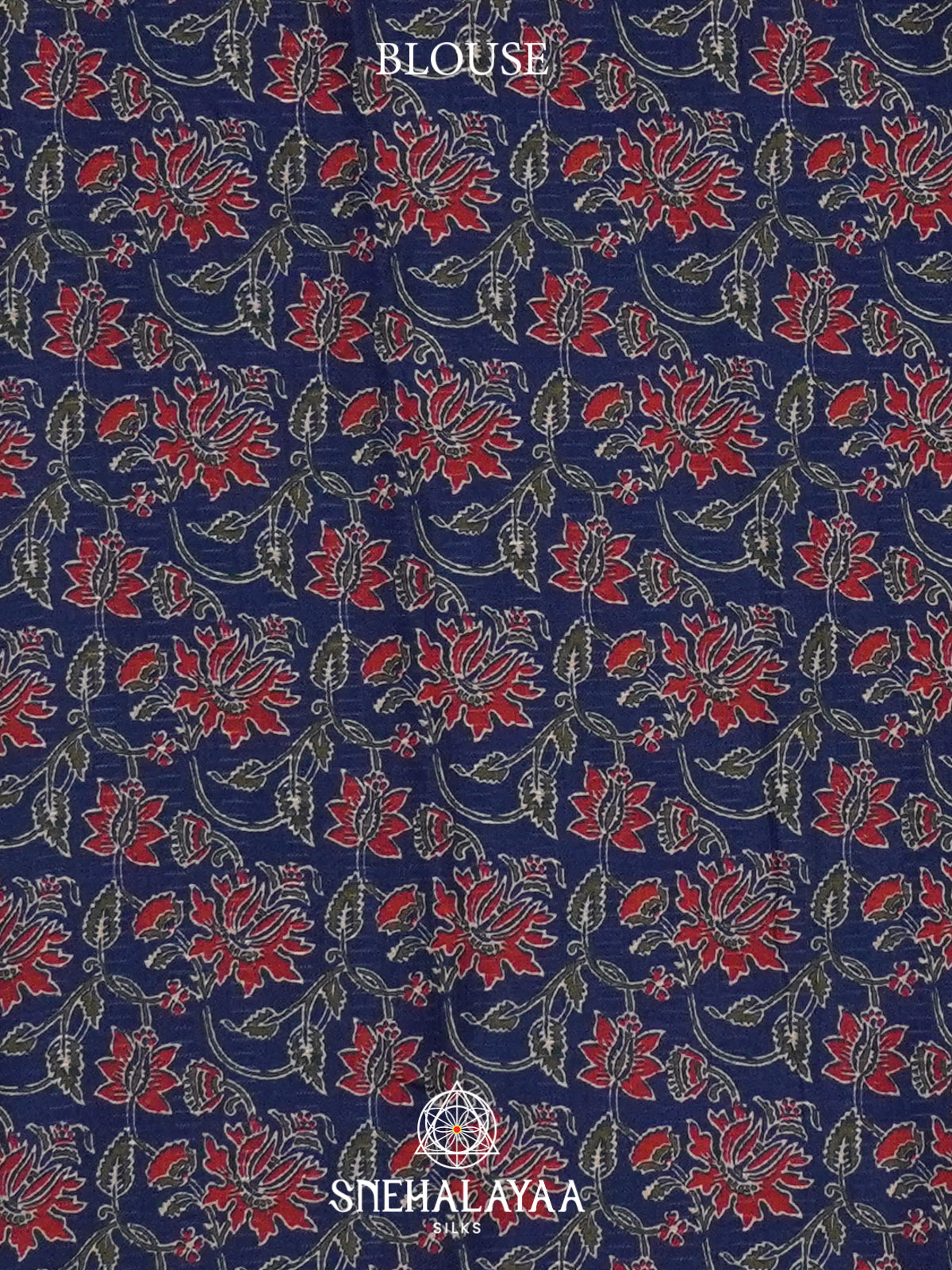 Blue Tussar Saree
