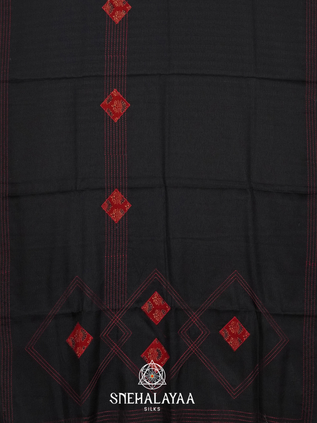 Black Tussar Saree