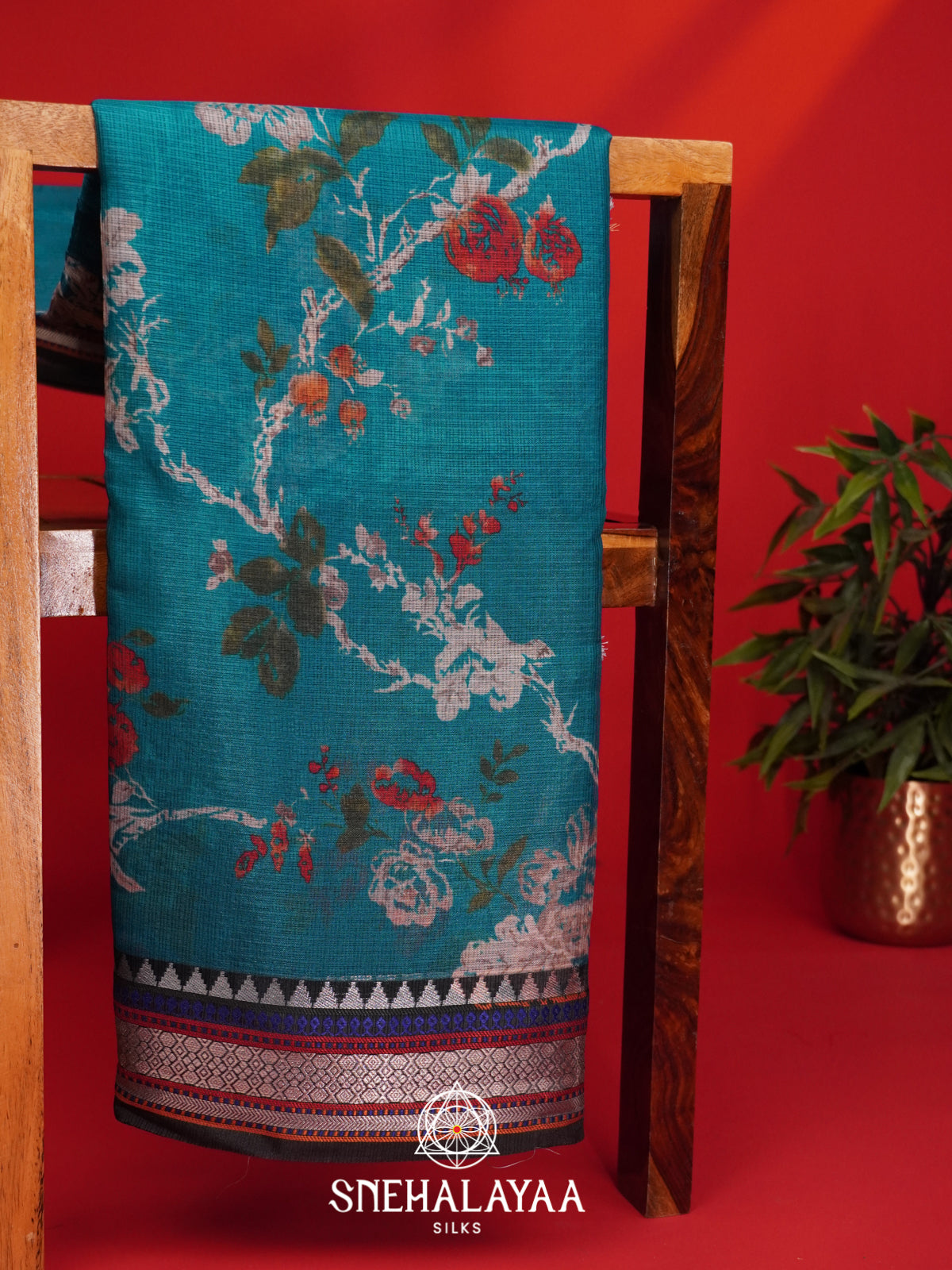 Blue Kota Saree