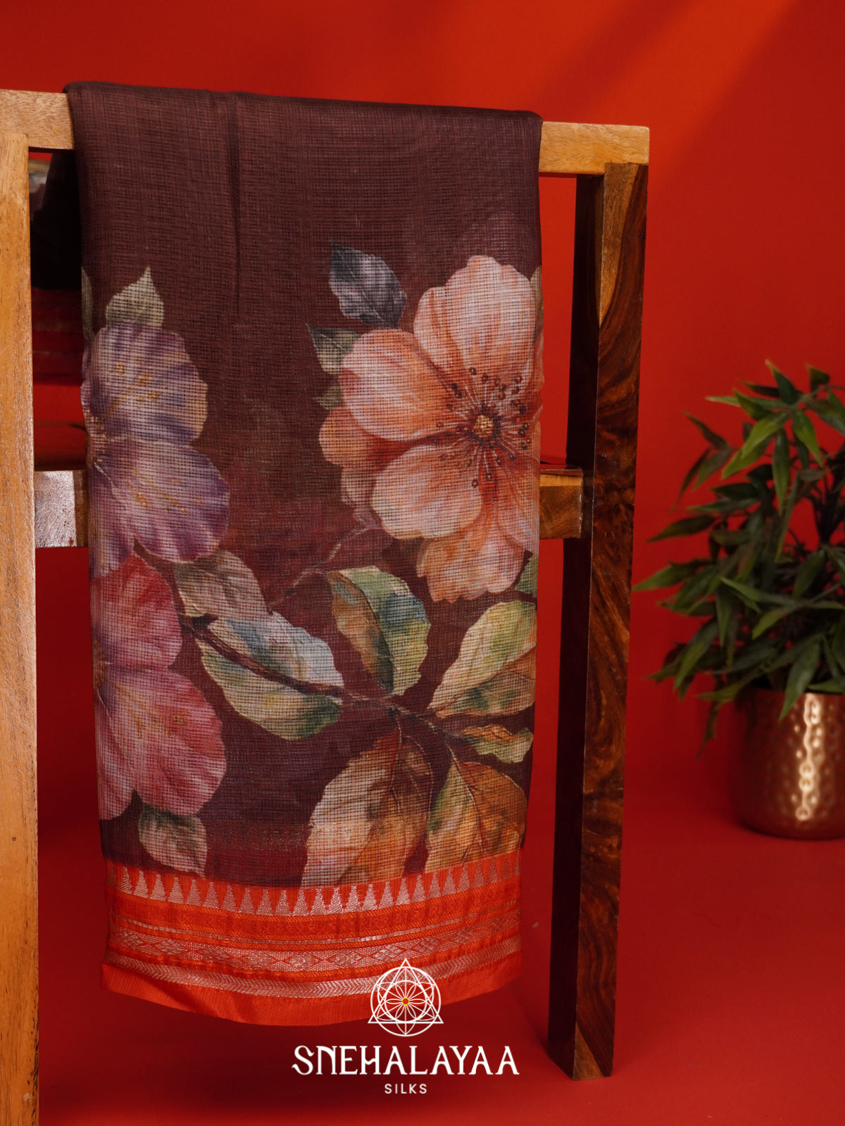 Brown Kota Saree