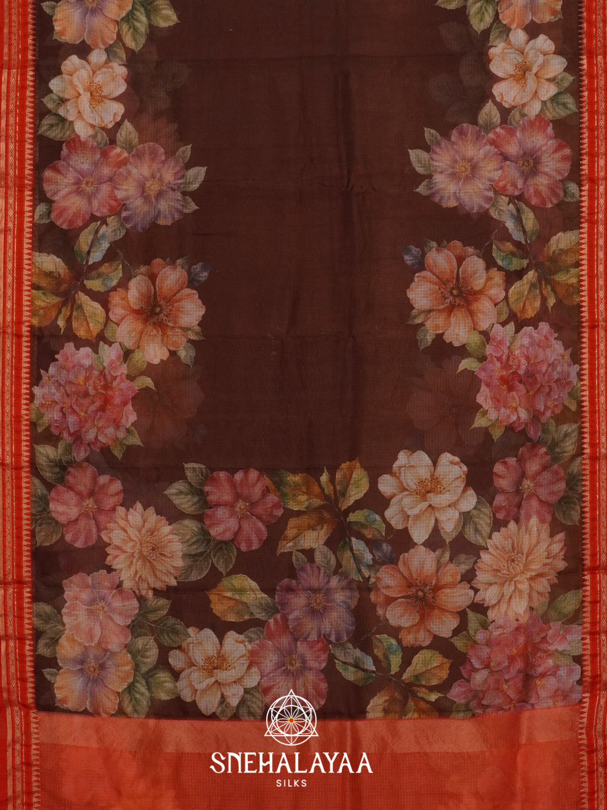 Brown Kota Saree