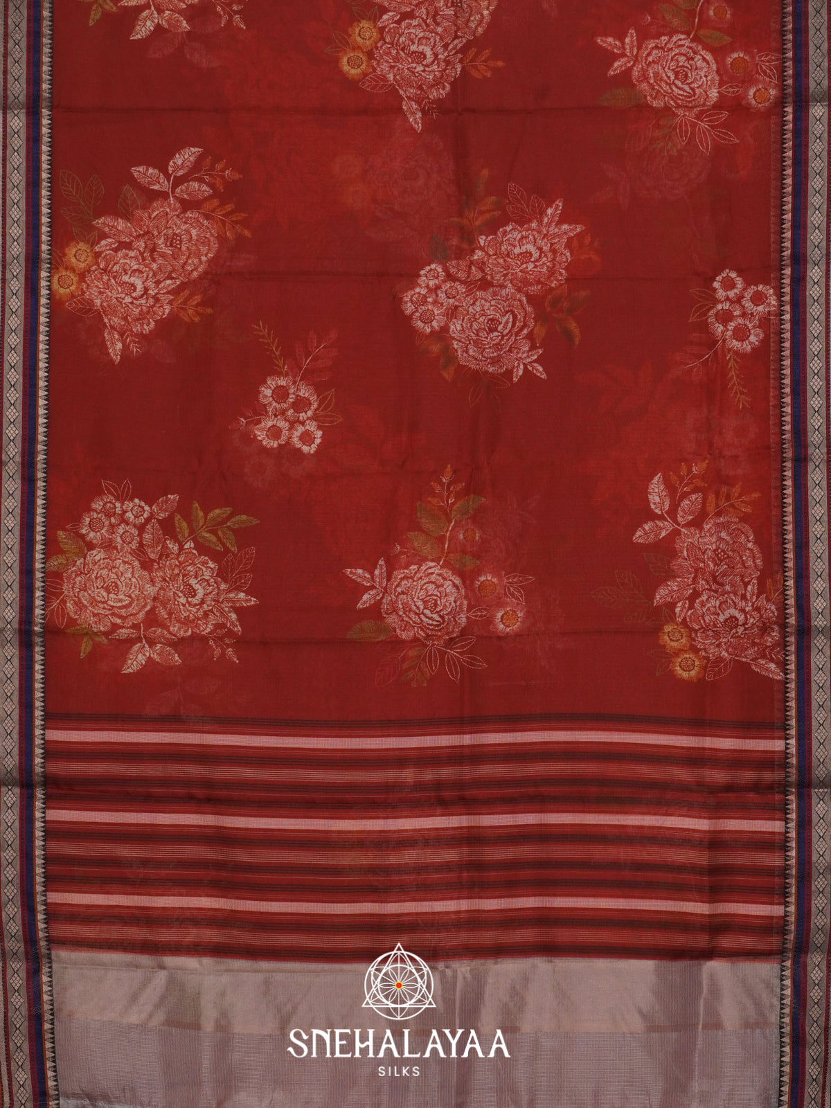 Maroon Kota Saree