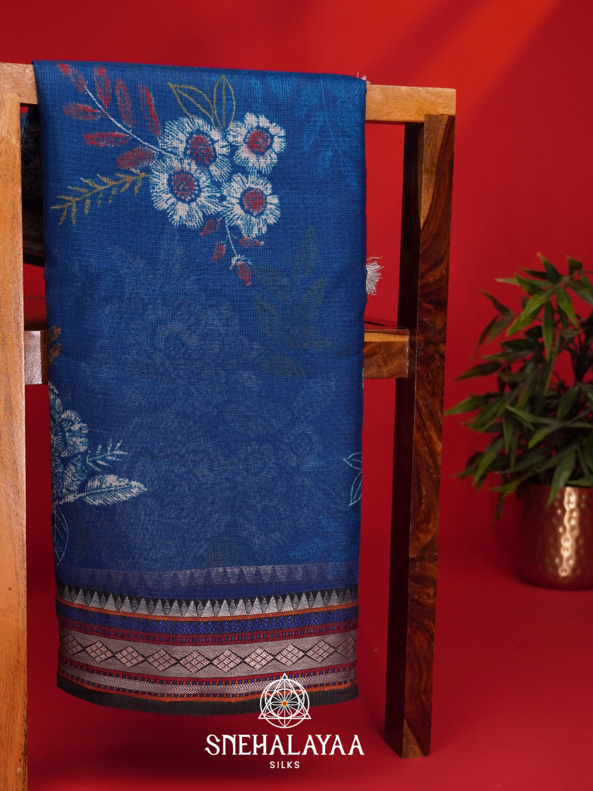 Blue Kota Saree