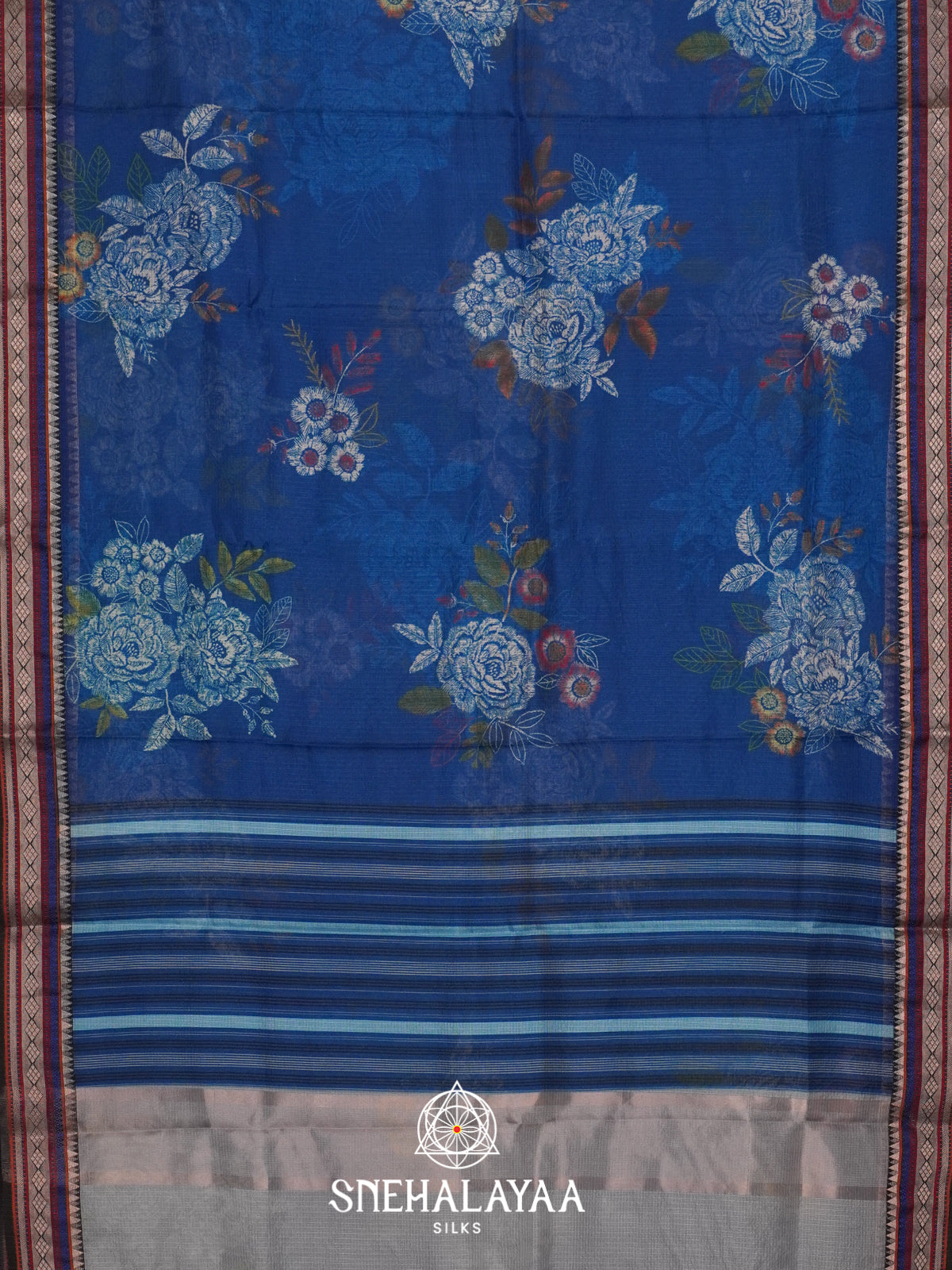 Blue Kota Saree