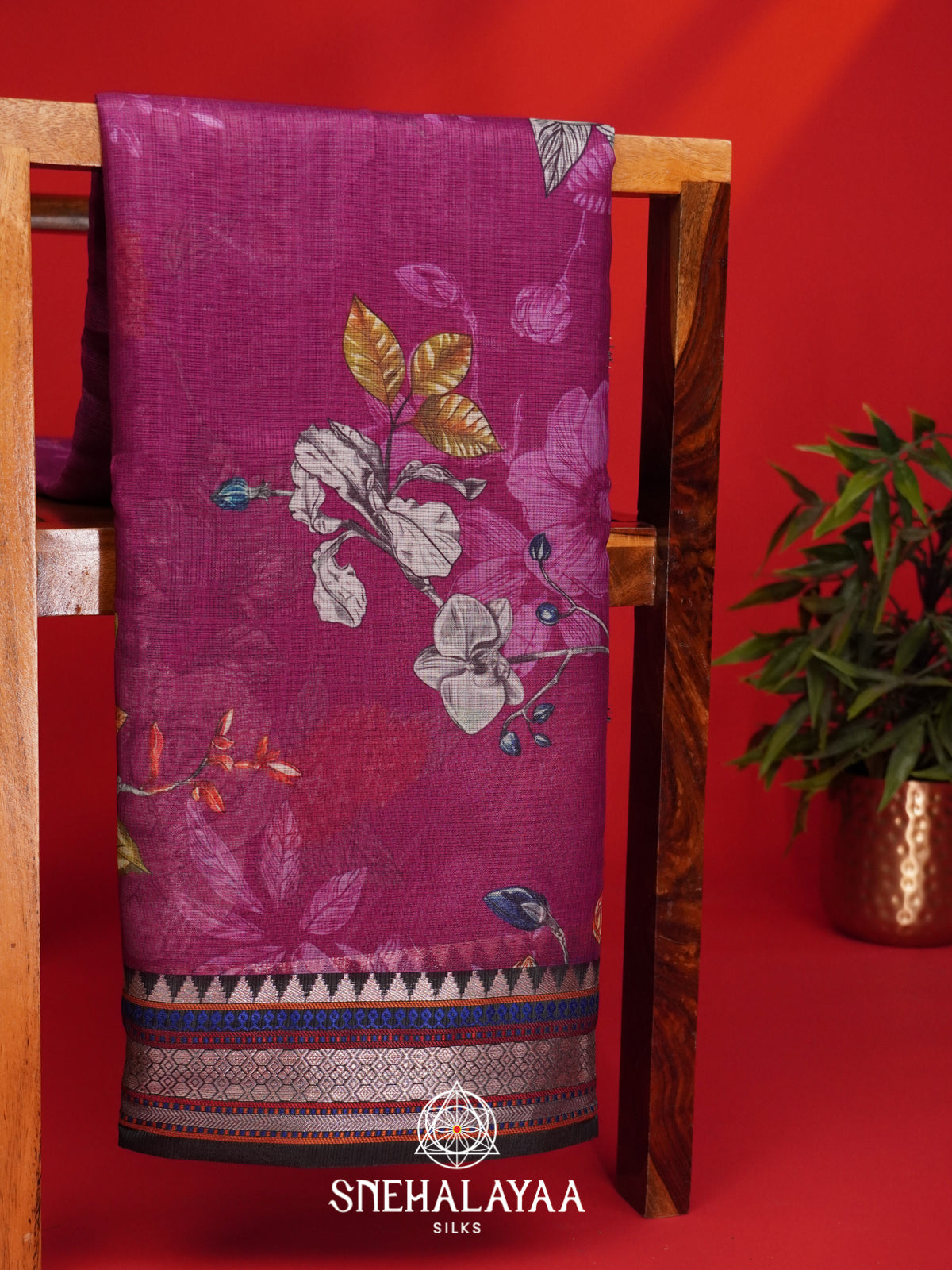 Magenta Kota Saree