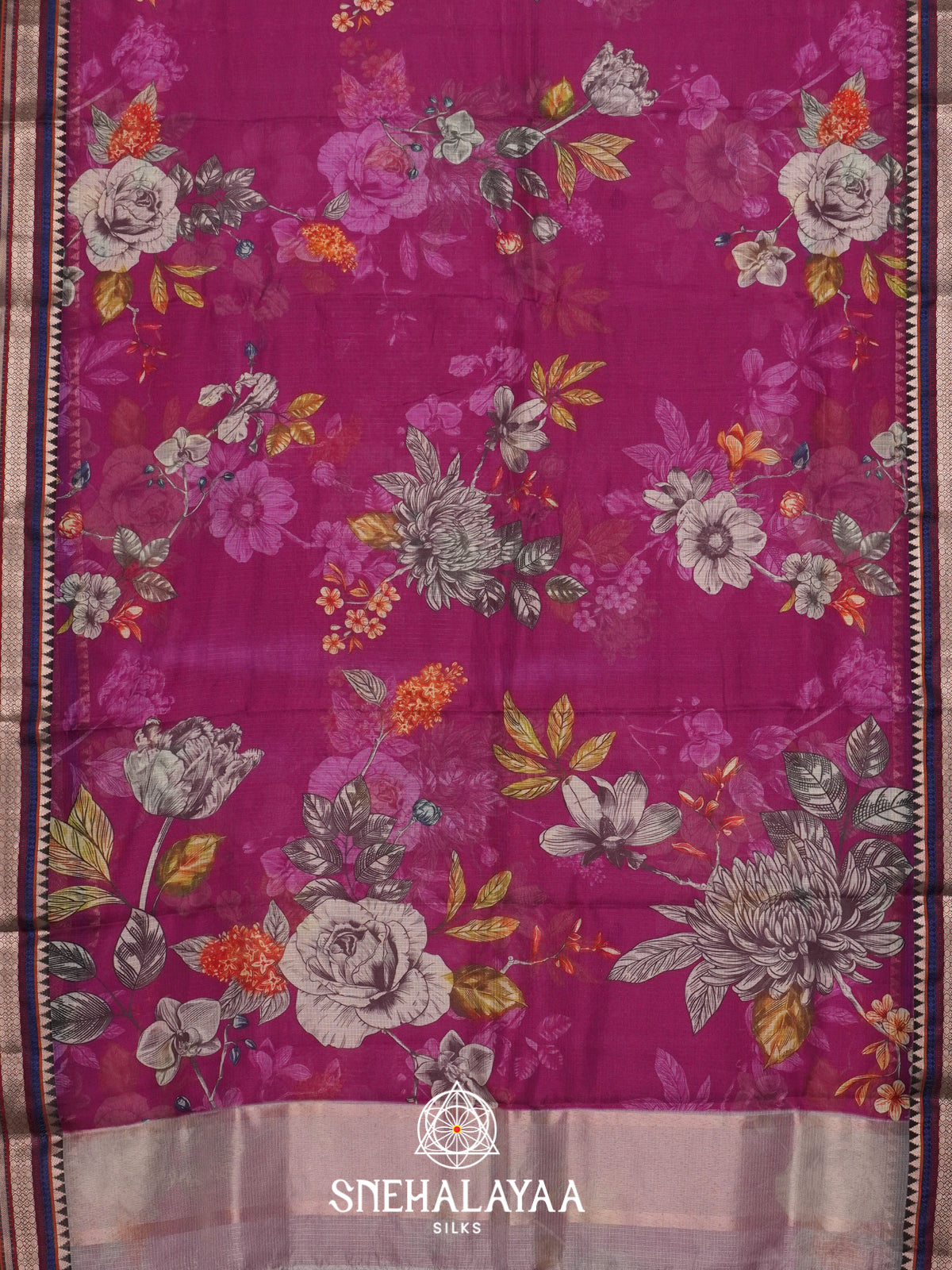 Magenta Kota Saree