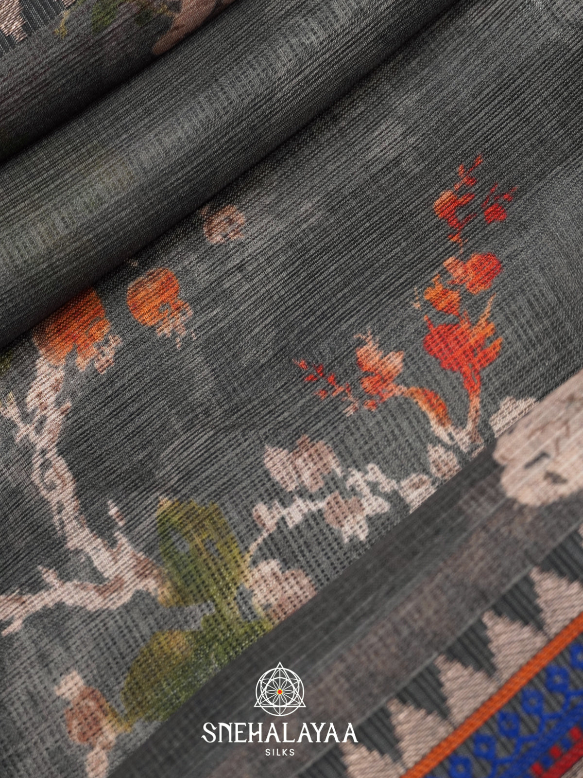 Grey Kota Saree