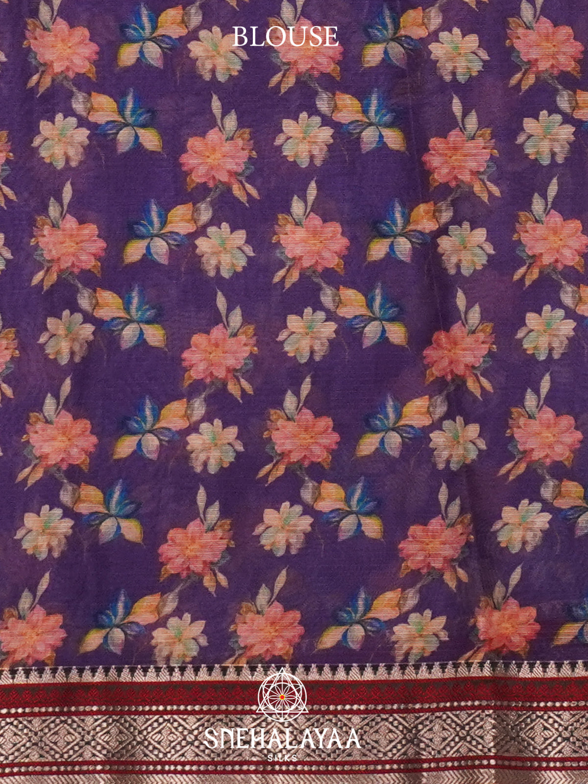 Purple Kota Saree