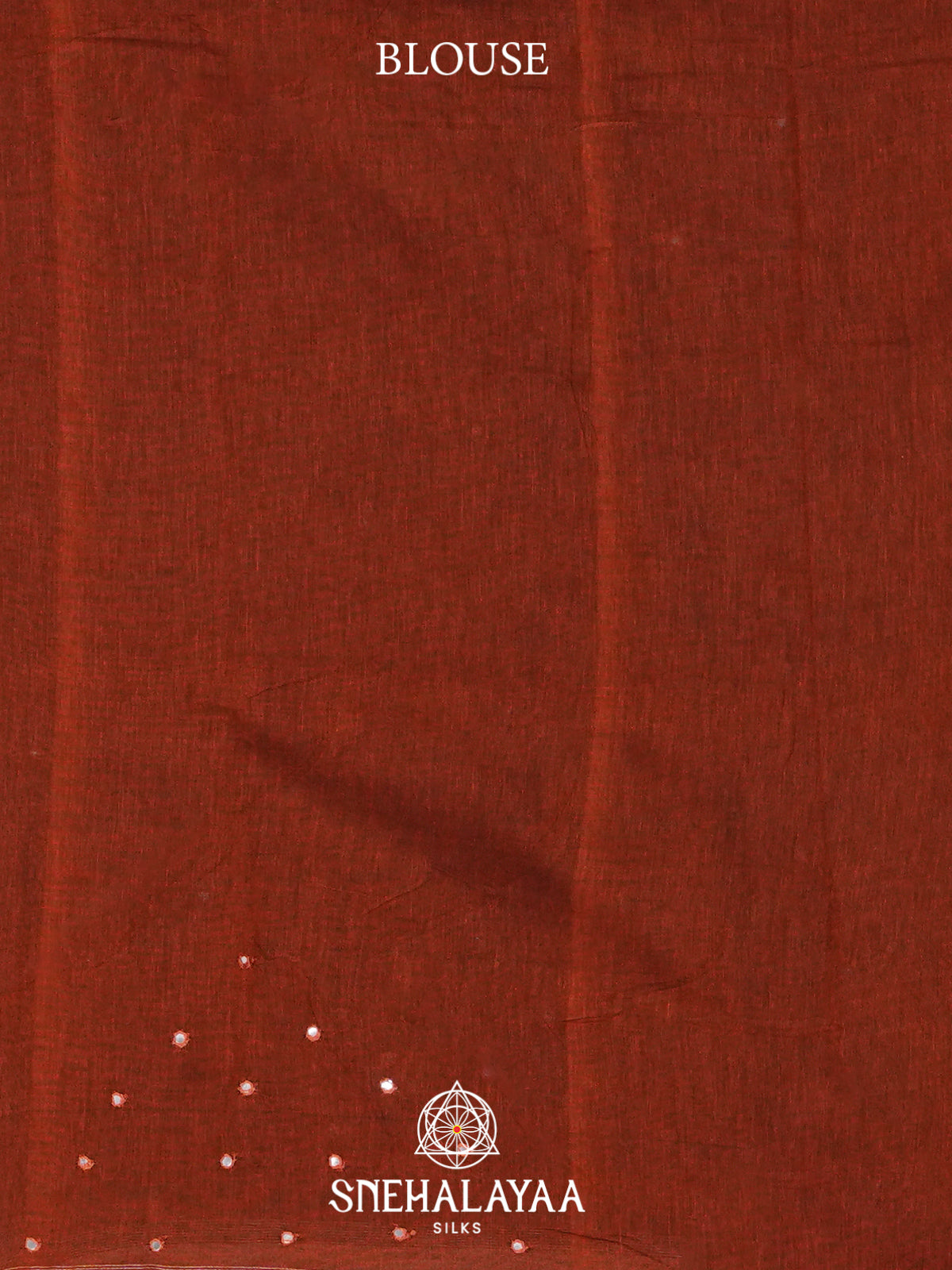 Burnt Orange Mul Cotton Saree