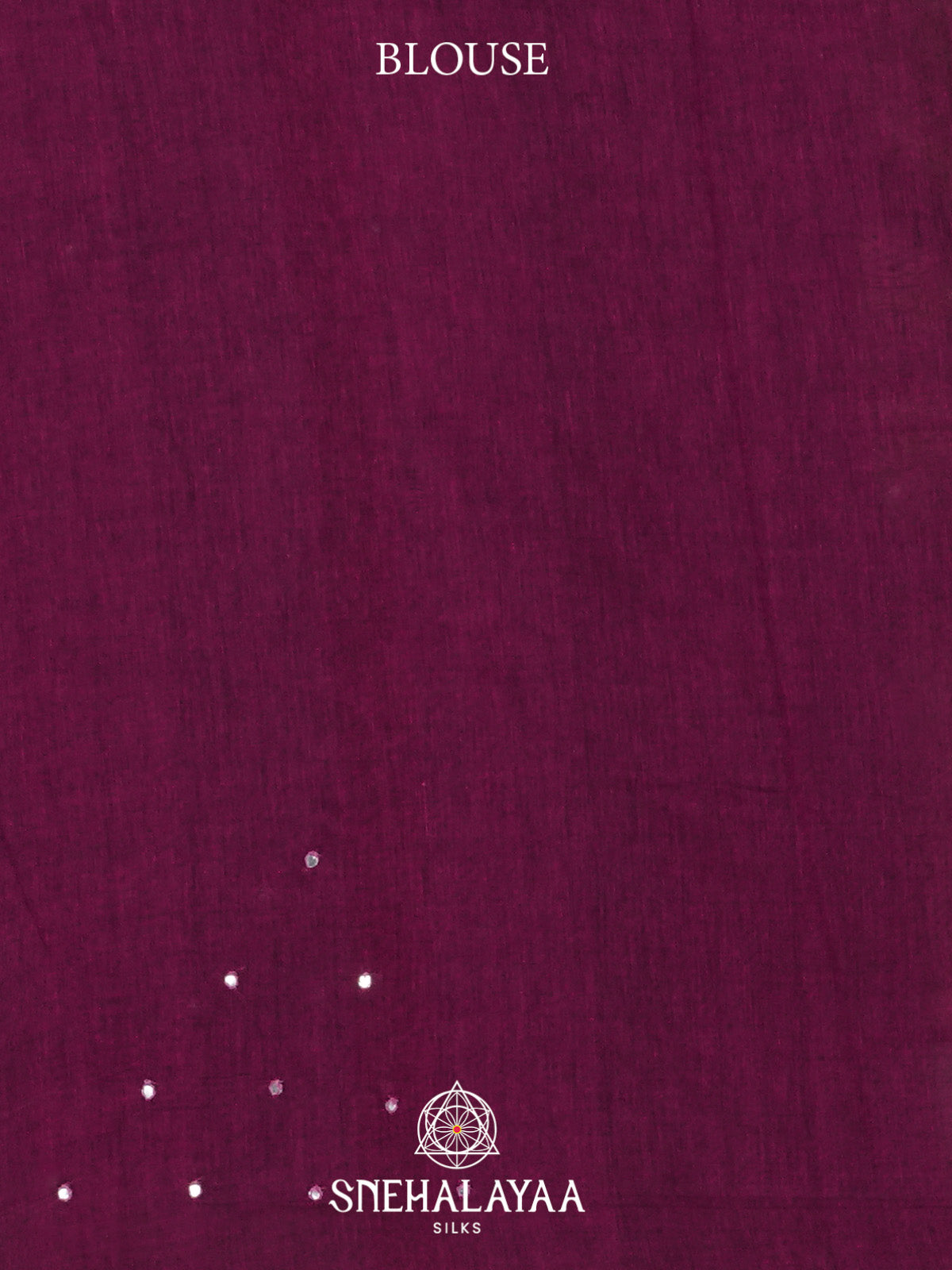 Magenta Mul Cotton Saree