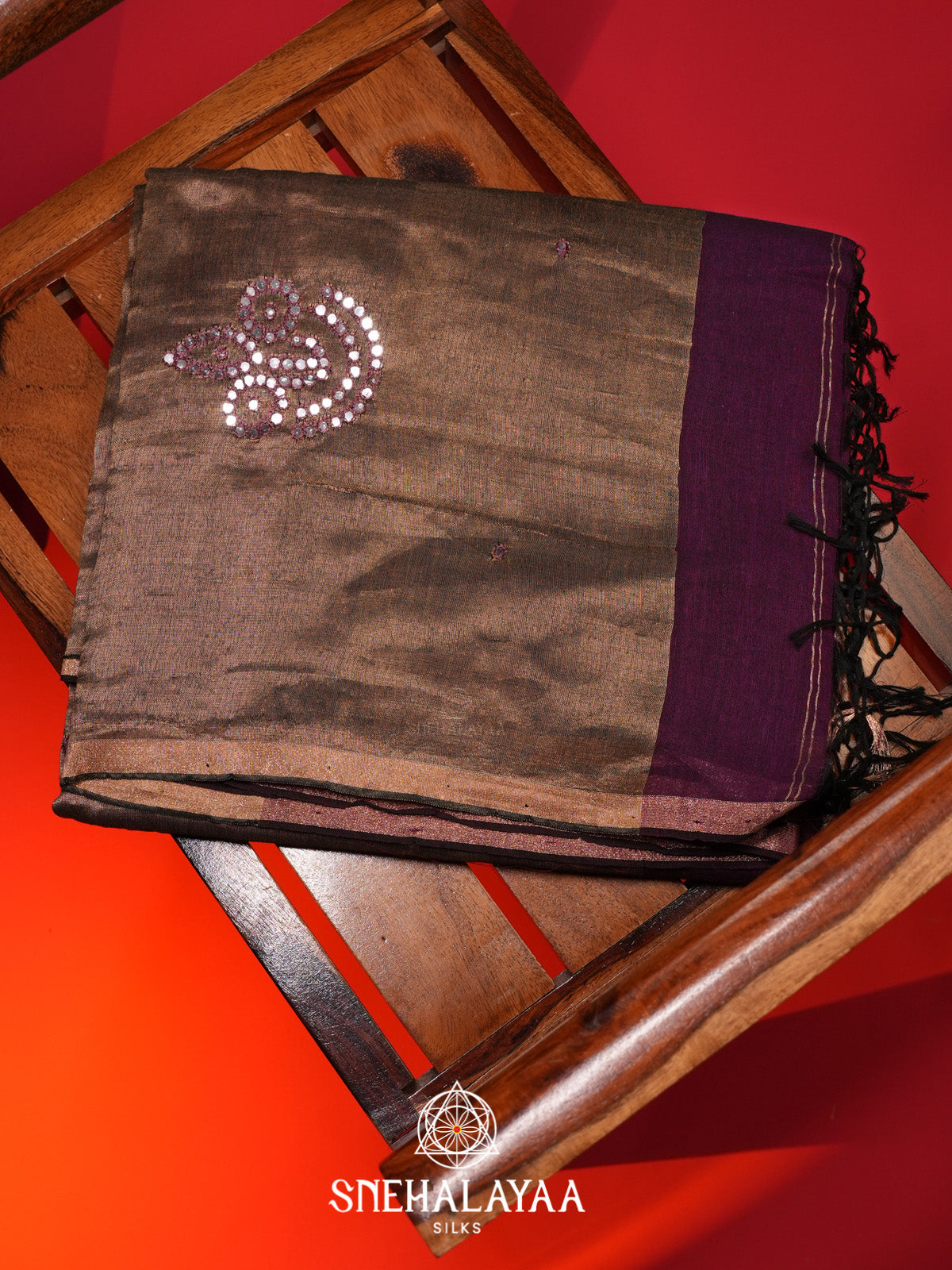 Magenta Purple Mul Cotton Saree