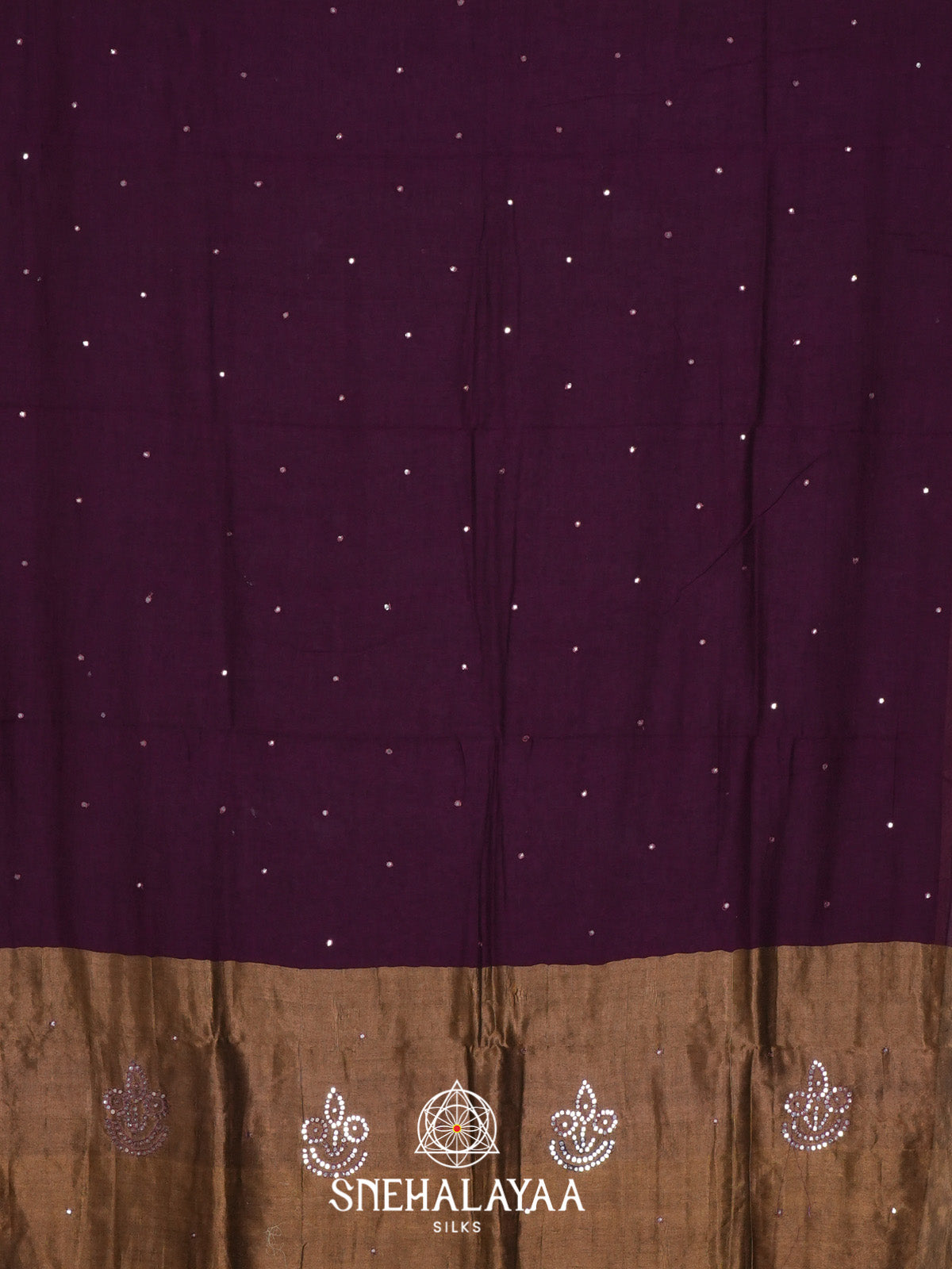 Magenta Purple Mul Cotton Saree