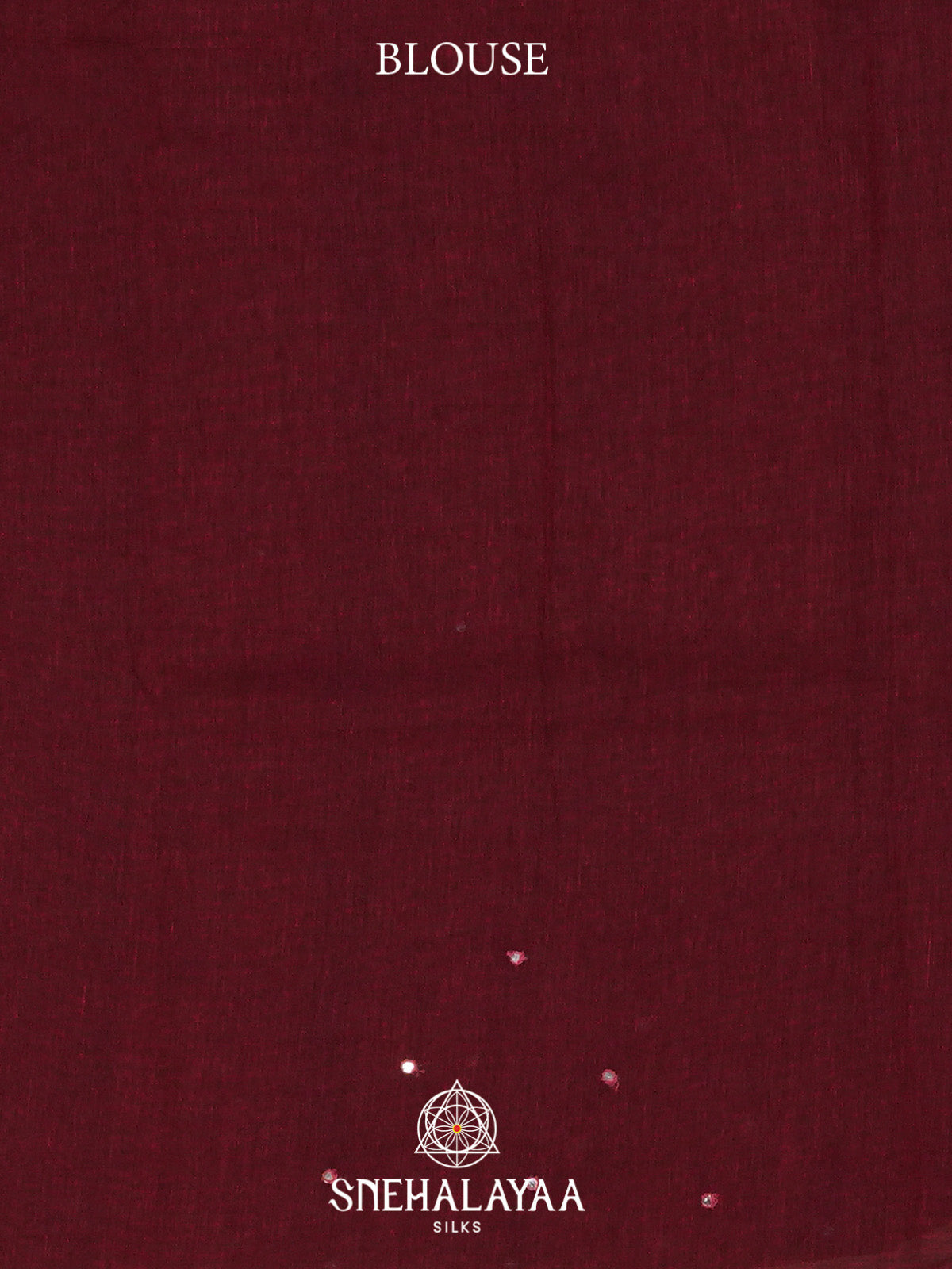 Maroon Mul Cotton Saree
