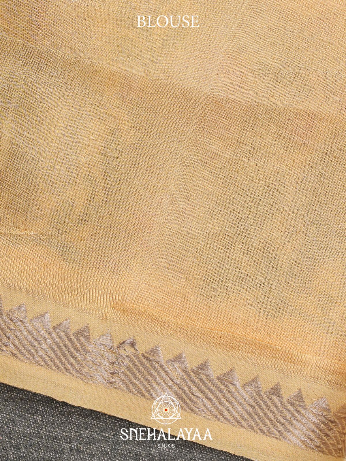 Orange Mangalagiri Silk Cotton Saree