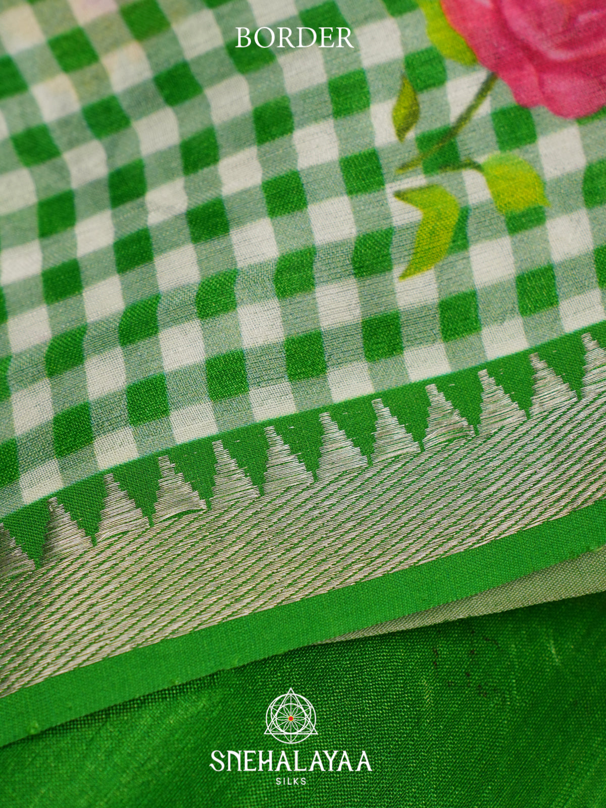 Green Mangalagiri Silk Cotton Saree