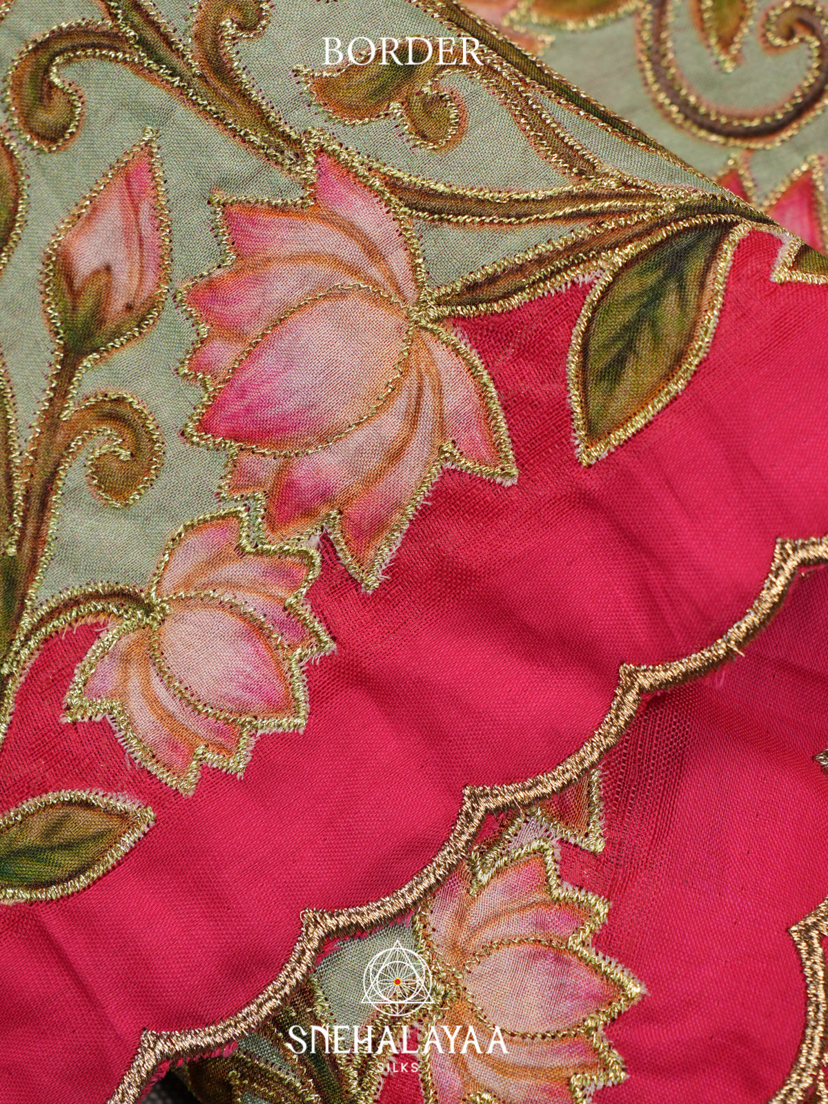 Rani Pink Mangalagiri Silk Cotton Saree