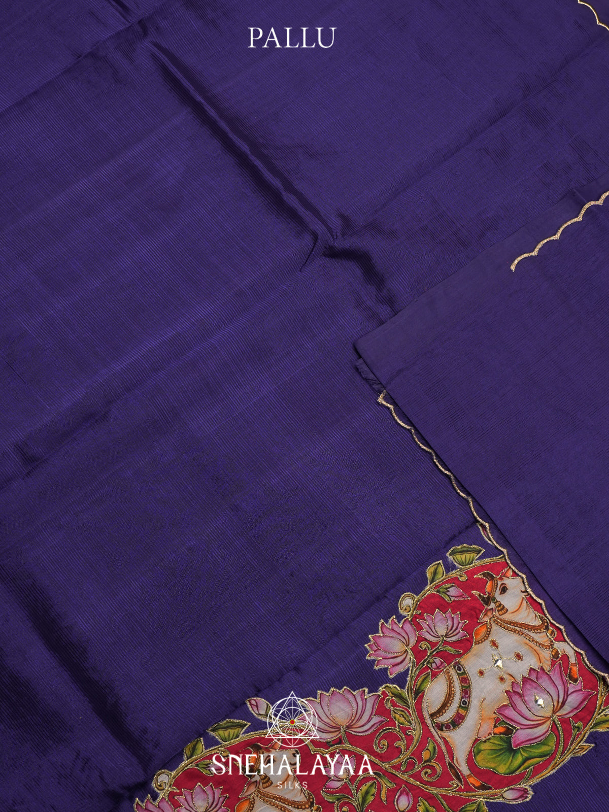Blue Mangalagiri Silk Cotton Saree