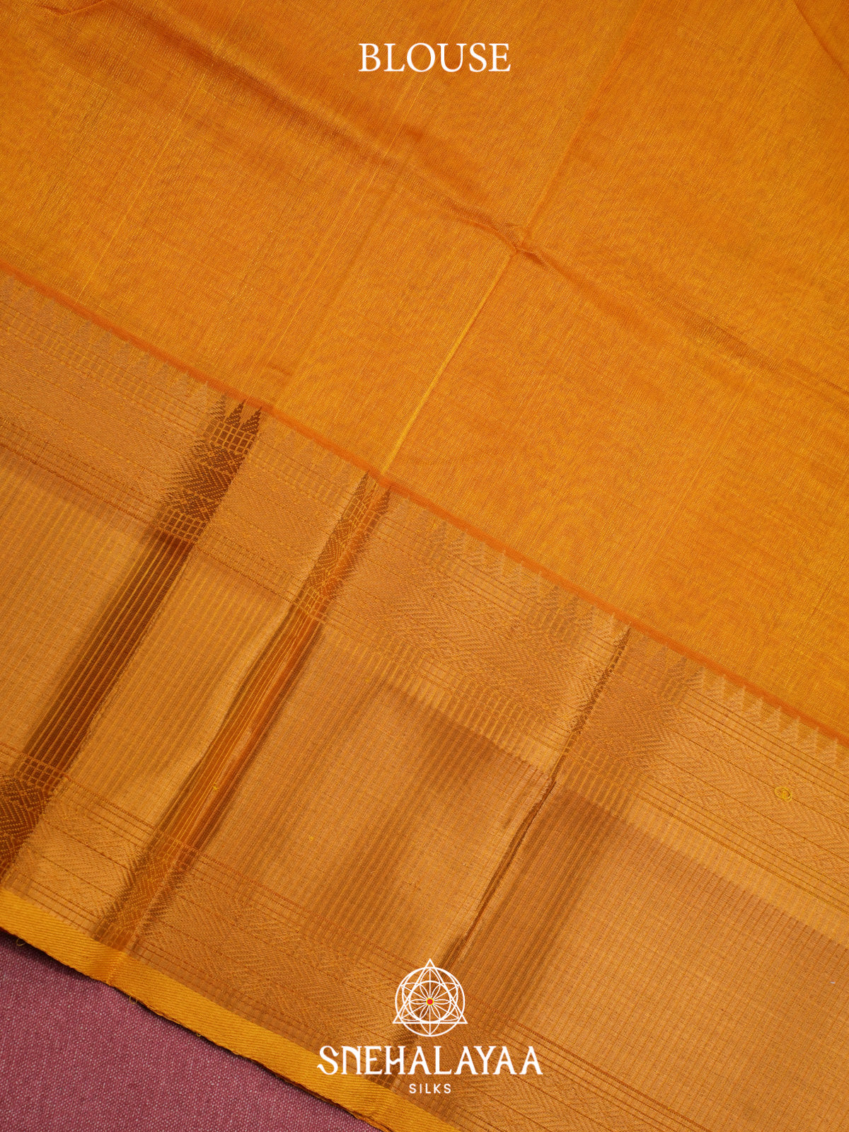 Mustard Yellow Kuppadam Silk Cotton Saree