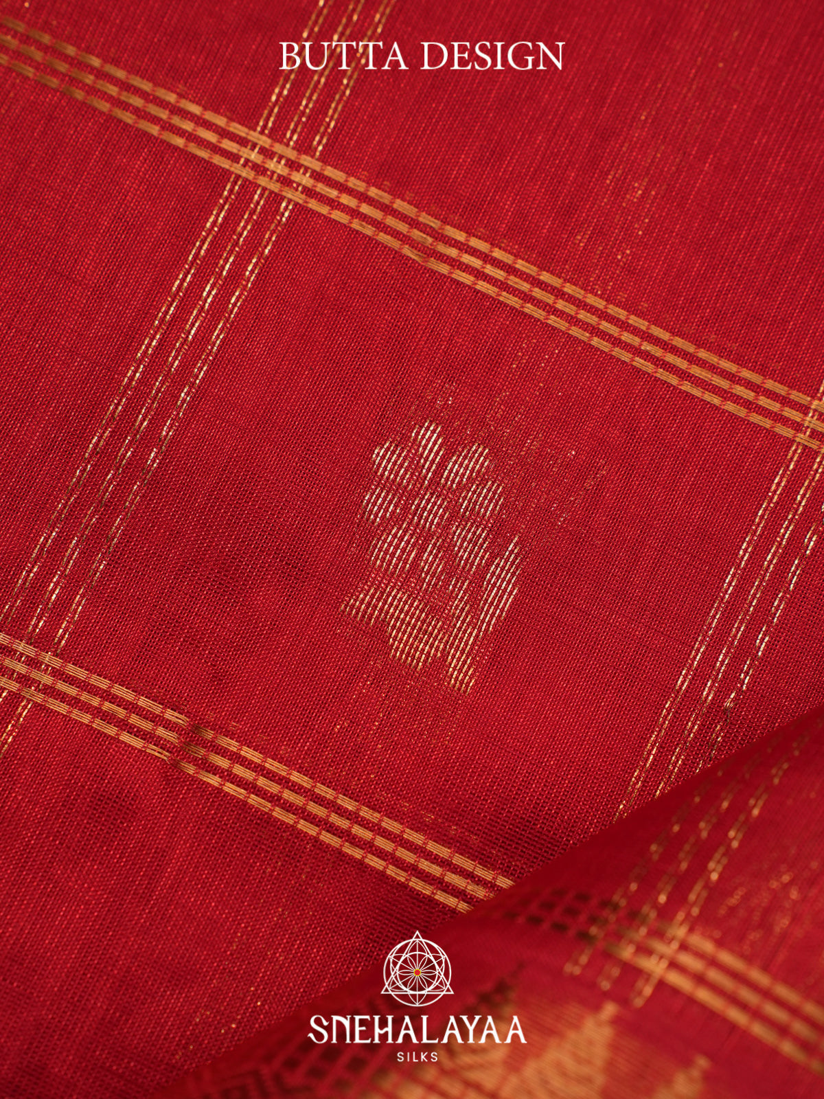 Red Kuppadam Silk Cotton Saree