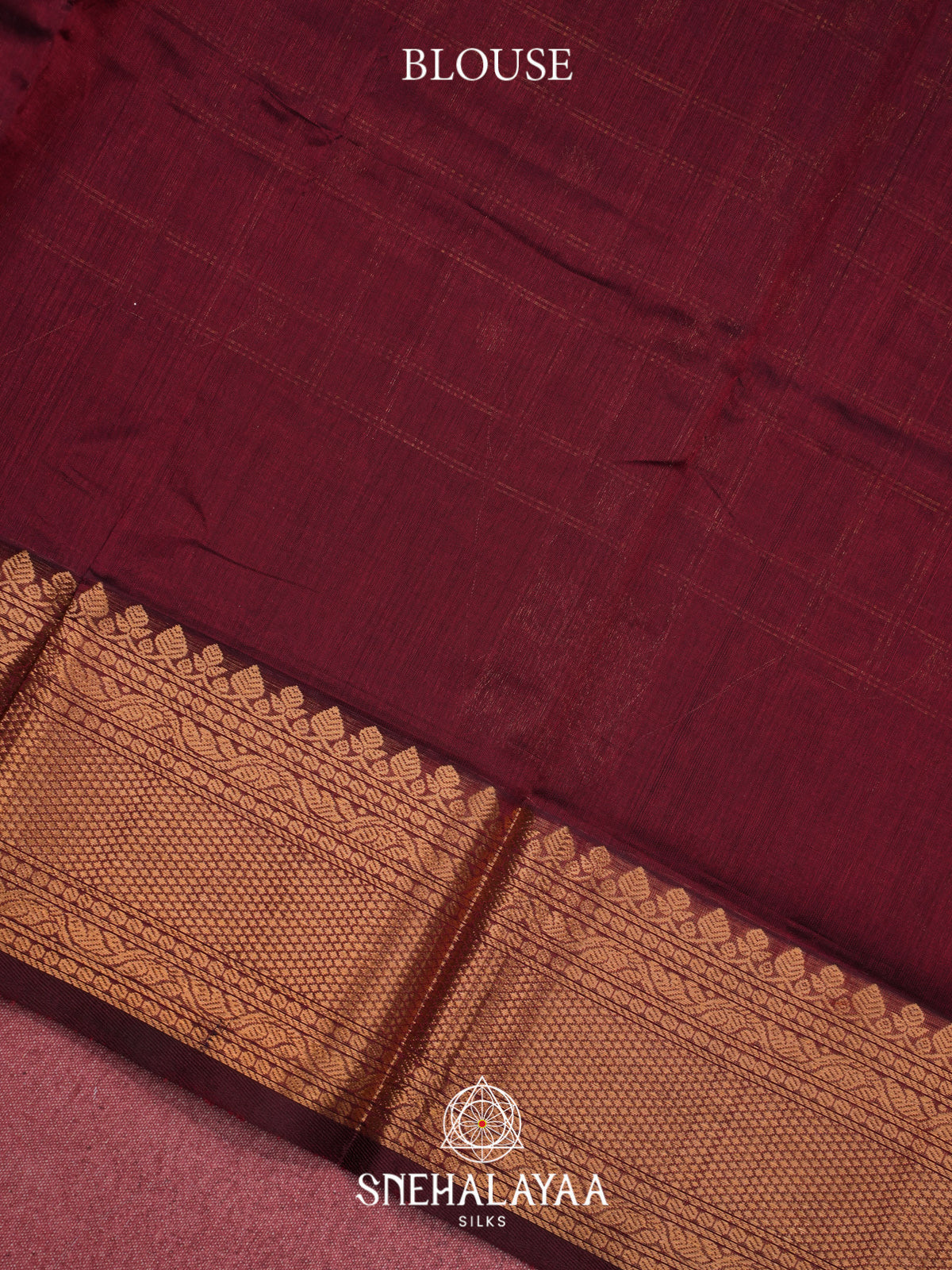 Maroon Kuppadam Silk Cotton Saree