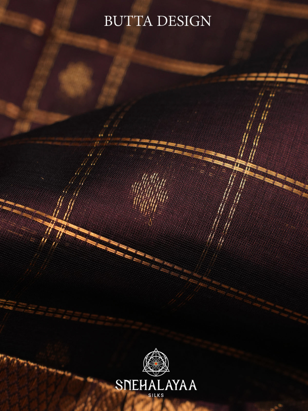 Wine Kuppadam Silk Cotton Saree