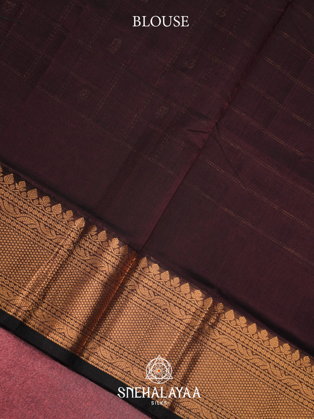 Wine Kuppadam Silk Cotton Saree